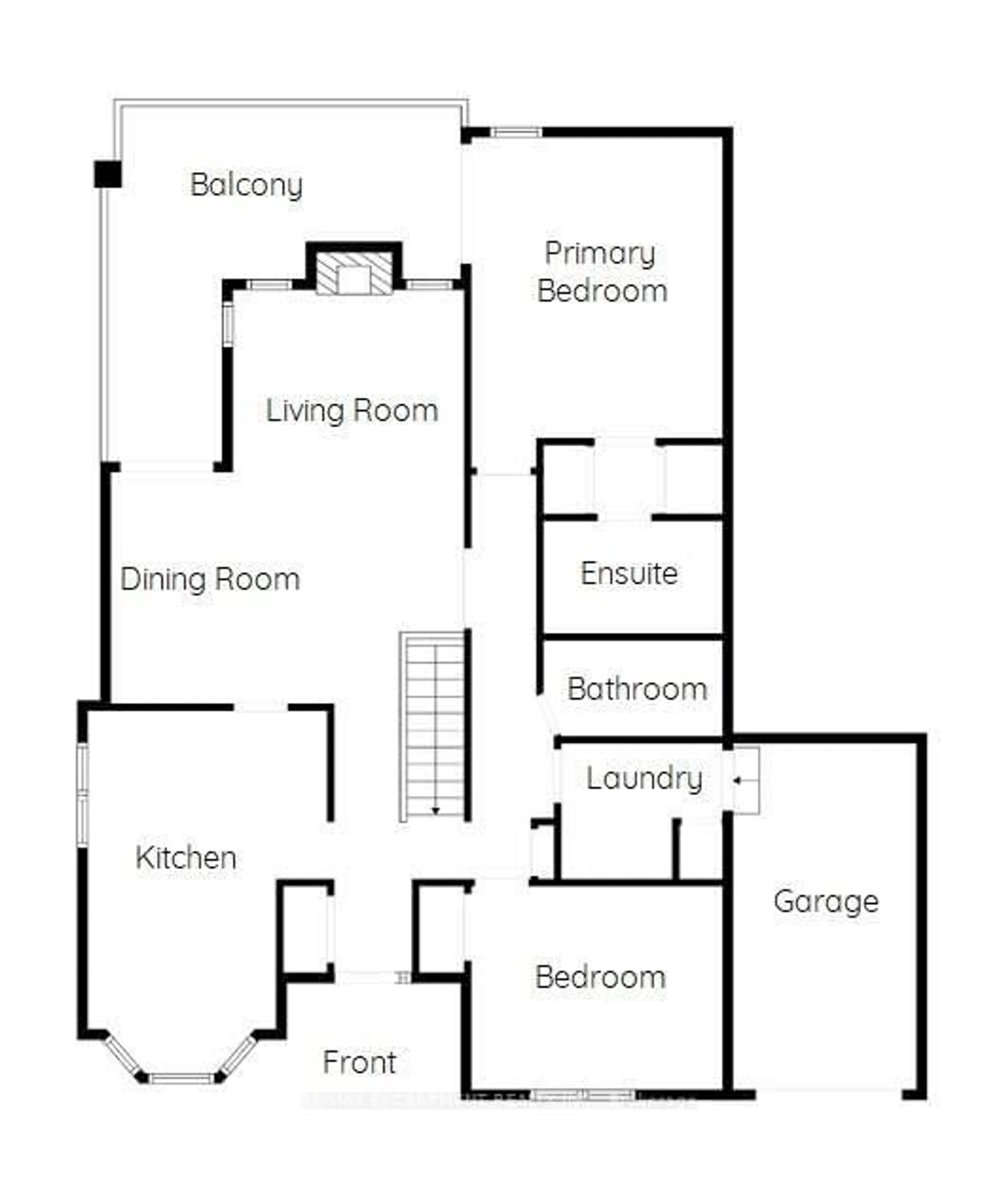 Floor plan for 335 George St #1, Cambridge Ontario N1S 4X7