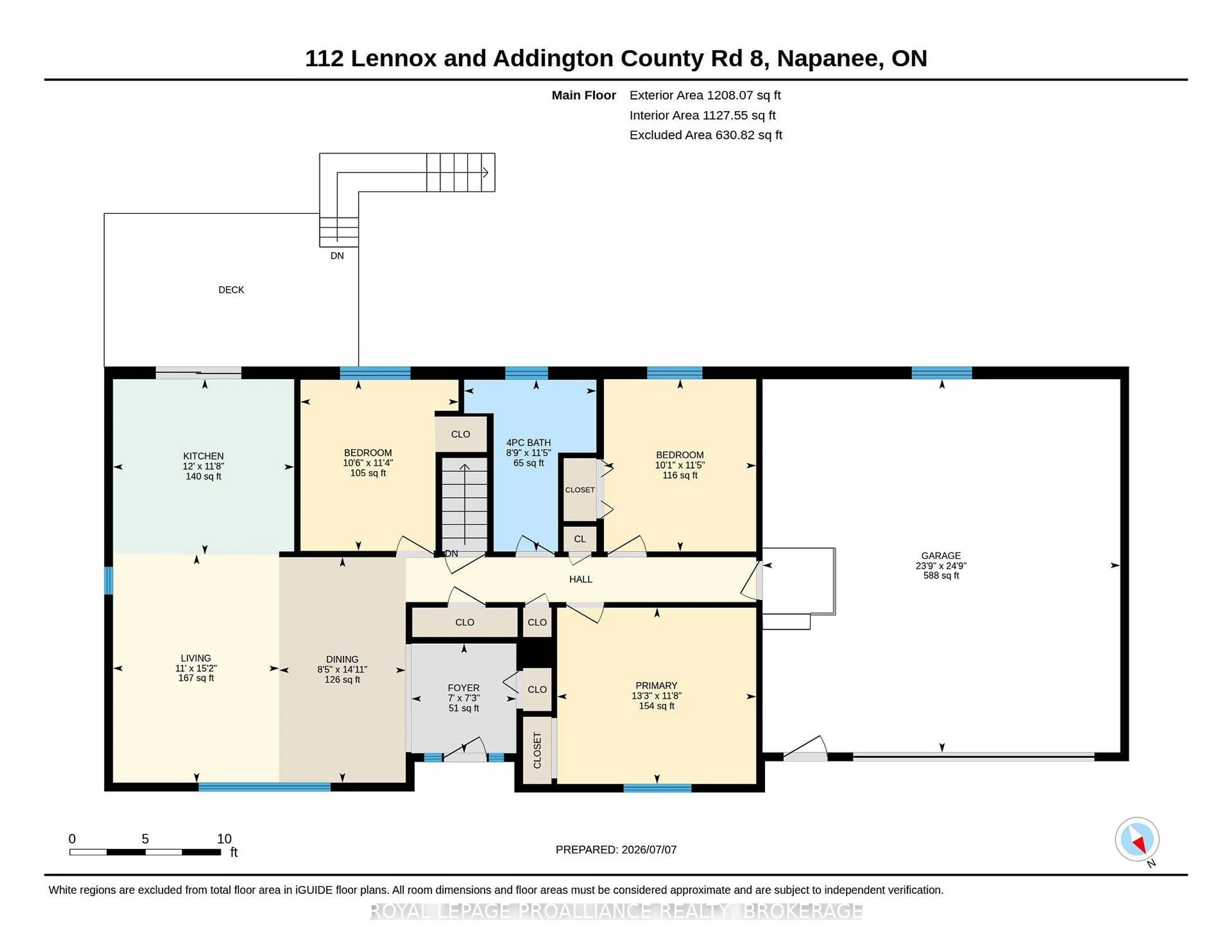 Floor plan for 112 County Road 8, Greater Napanee Ontario K7R 3C7