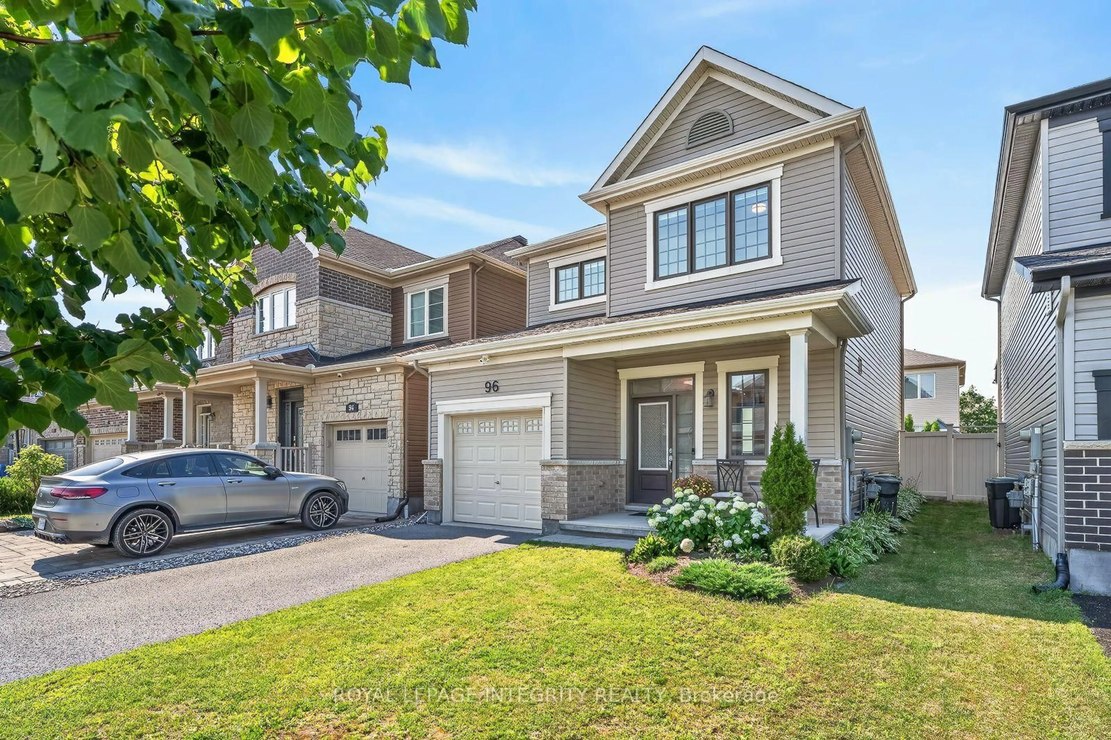 Home with vinyl exterior material, street for 96 Russet Terr, Ottawa Ontario K2J 6G1