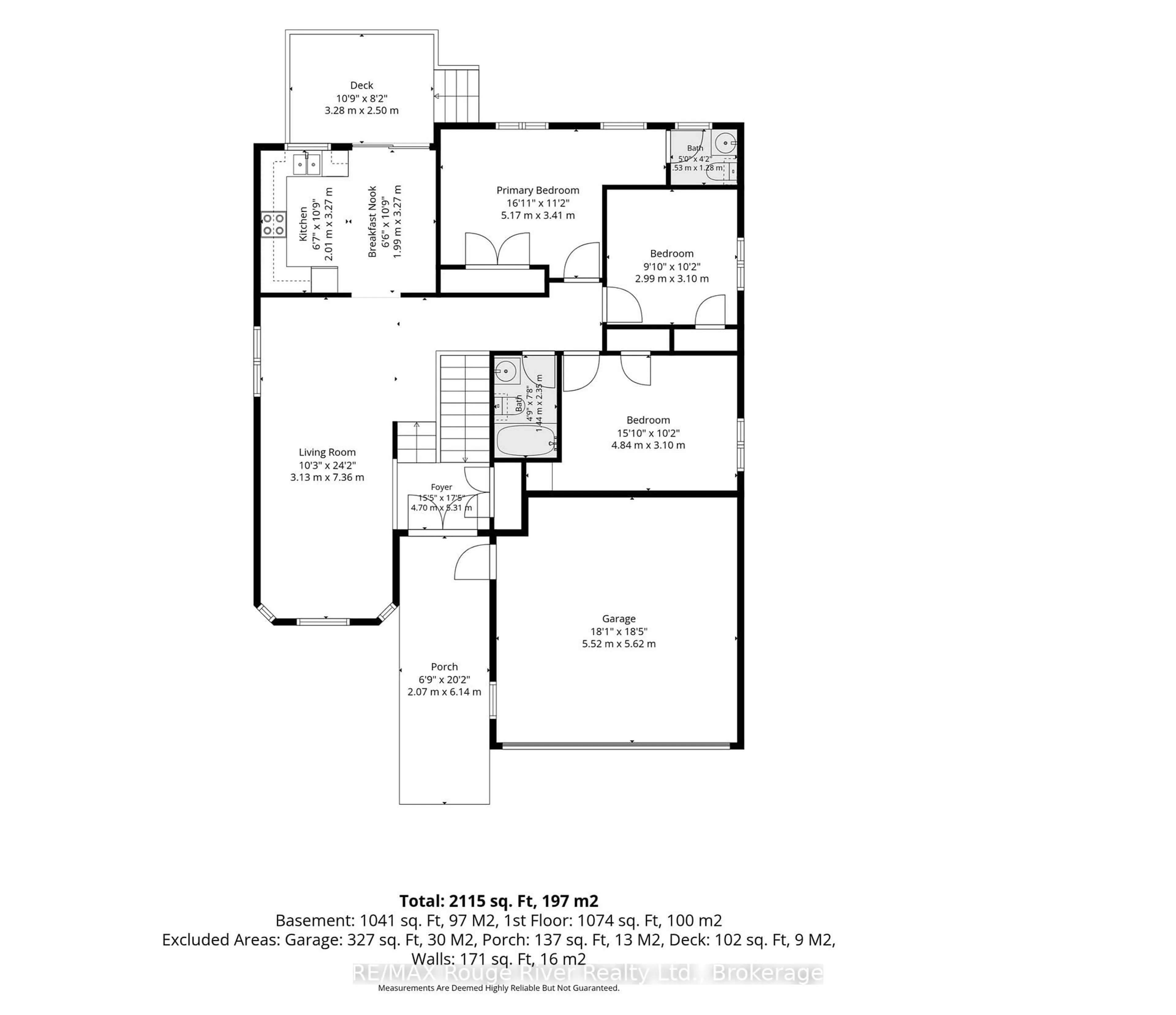 Floor plan for 660 Ewing St, Cobourg Ontario K9A 5N7