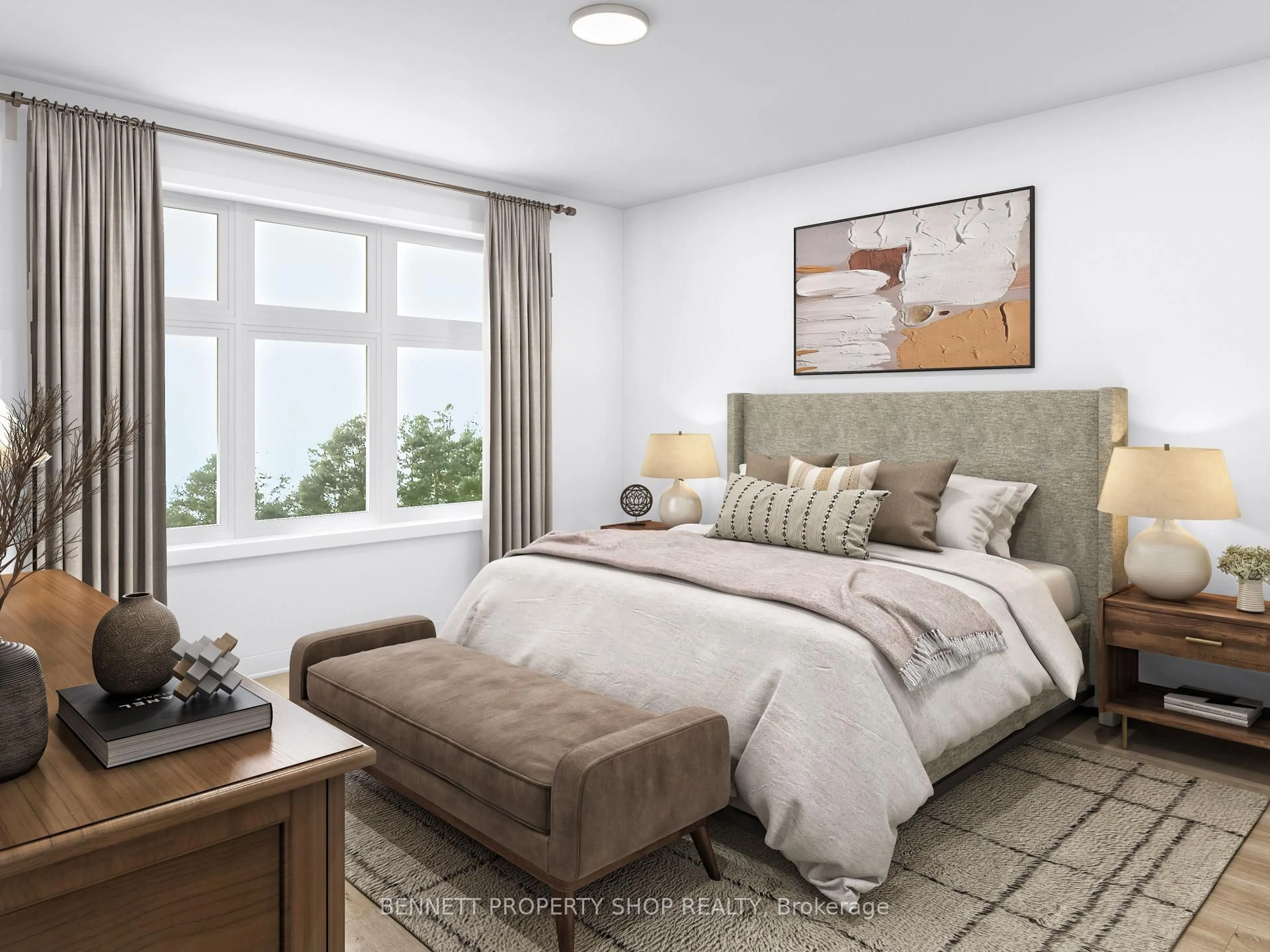Bedroom with bed, unknown for 97 Rosalie Rdge, Ottawa Ontario K1W 1G1