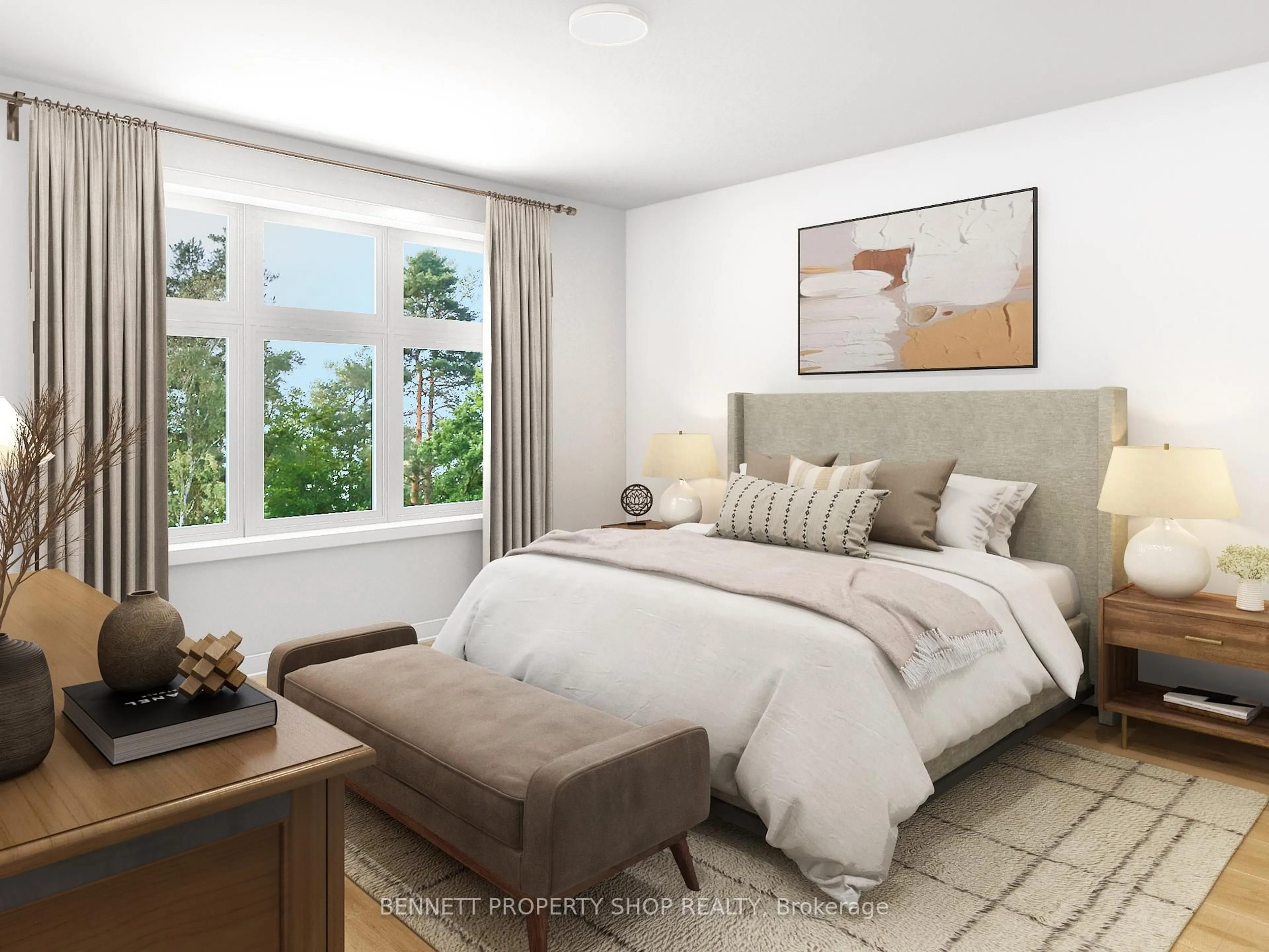Bedroom with bed, unknown for 101 Rosalie Rdge, Ottawa Ontario K1W 1G1
