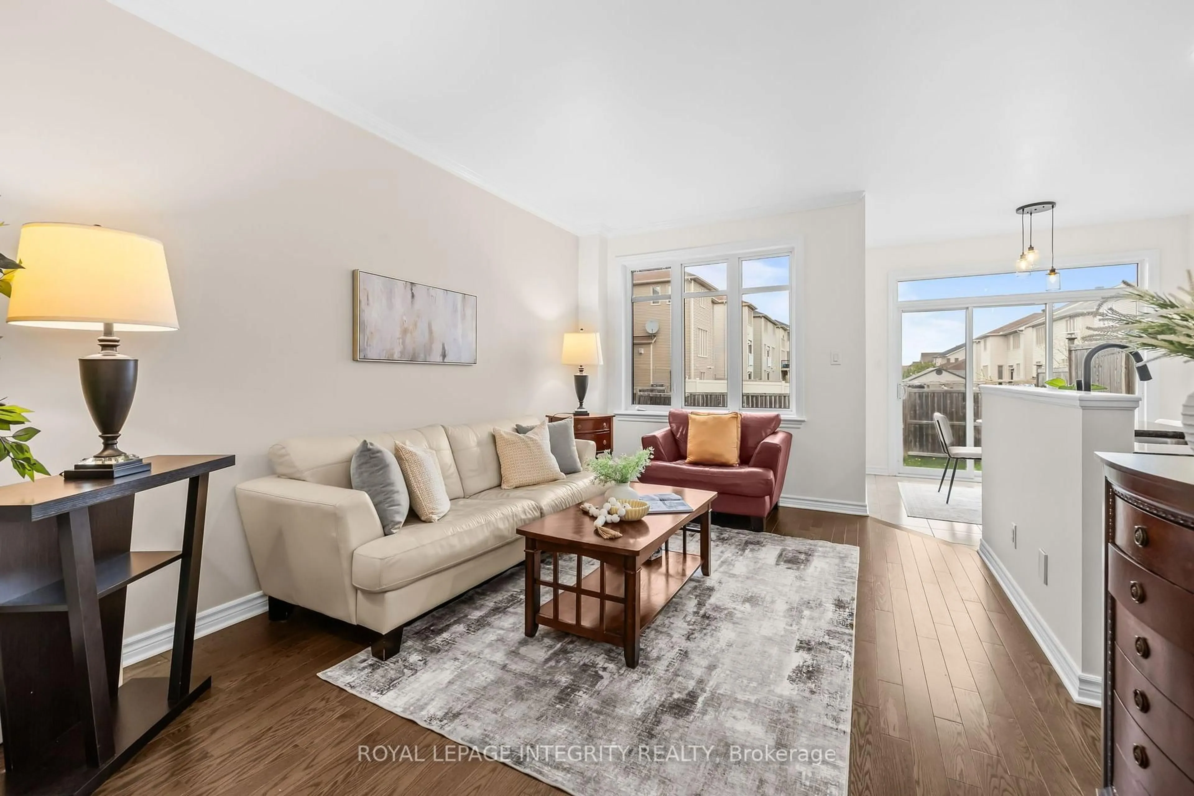 Living room with furniture, unknown for 34 Torbec Ave, Ottawa Ontario K2T 0B6
