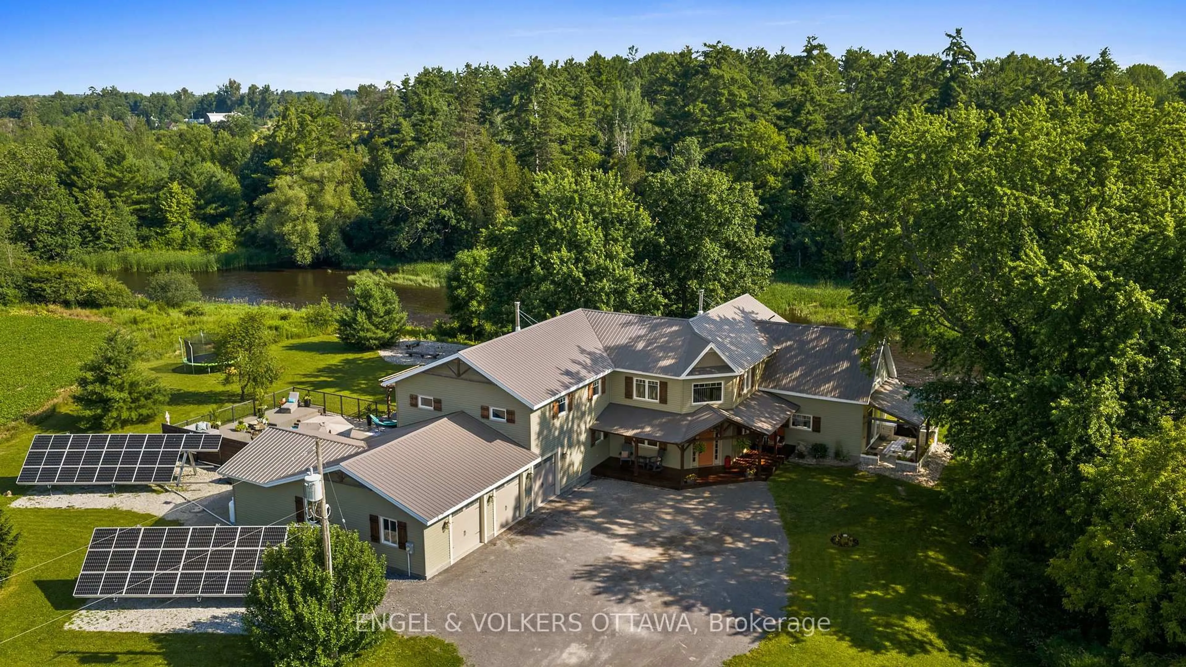 A pic from outside/outdoor area/front of a property/back of a property/a pic from drone, unknown for 6548 Carp Rd, Kinburn Ontario K0A 2H0