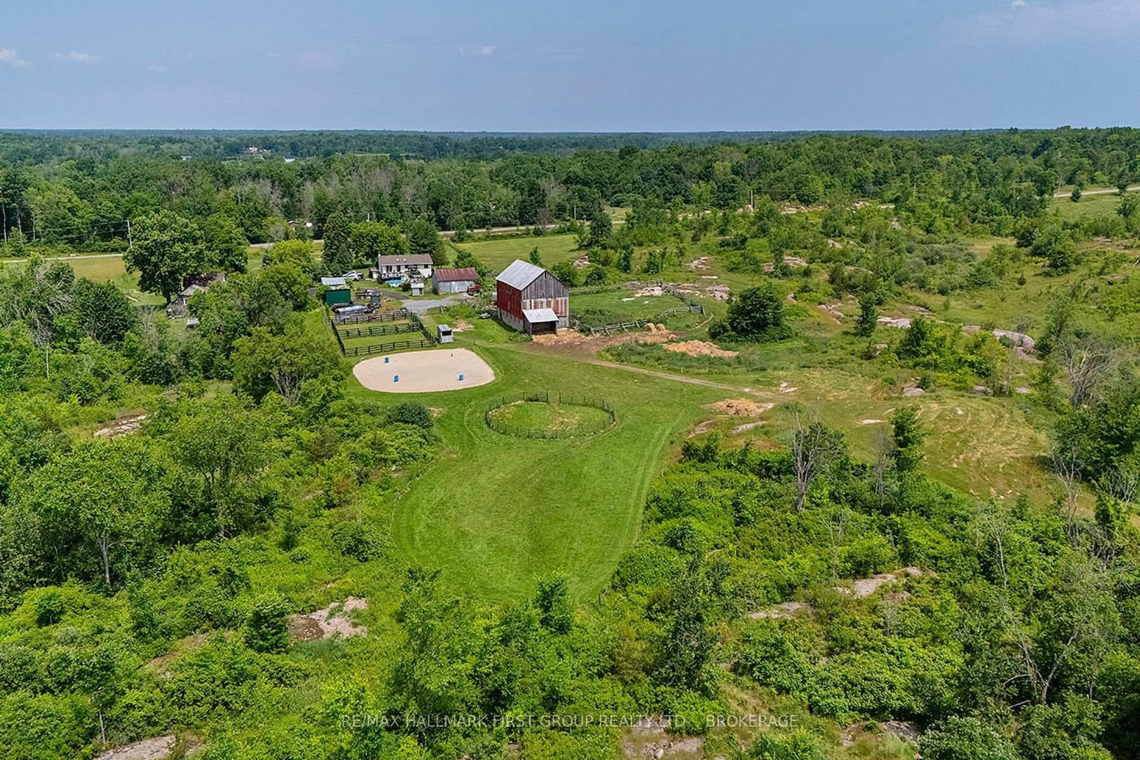 A pic from outside/outdoor area/front of a property/back of a property/a pic from drone, unknown for 3656 County Rd 14, Kaladar Ontario K0K 1Z0
