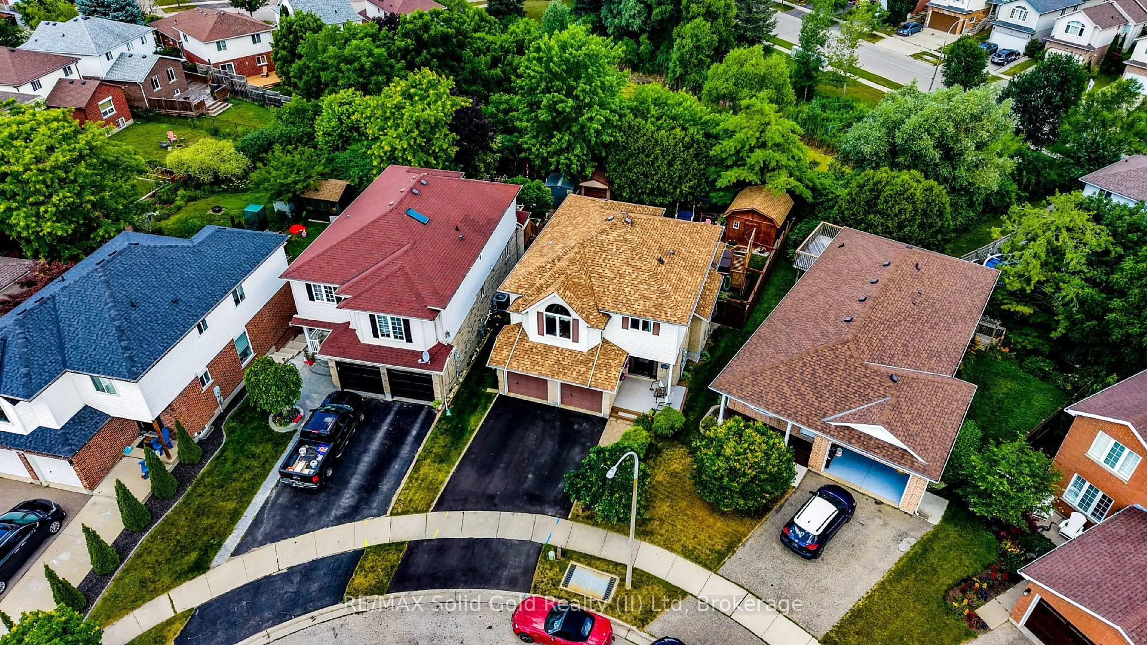 A pic from outside/outdoor area/front of a property/back of a property/a pic from drone, street for 110 Glencliffe Crt, Kitchener Ontario N2B 3X1