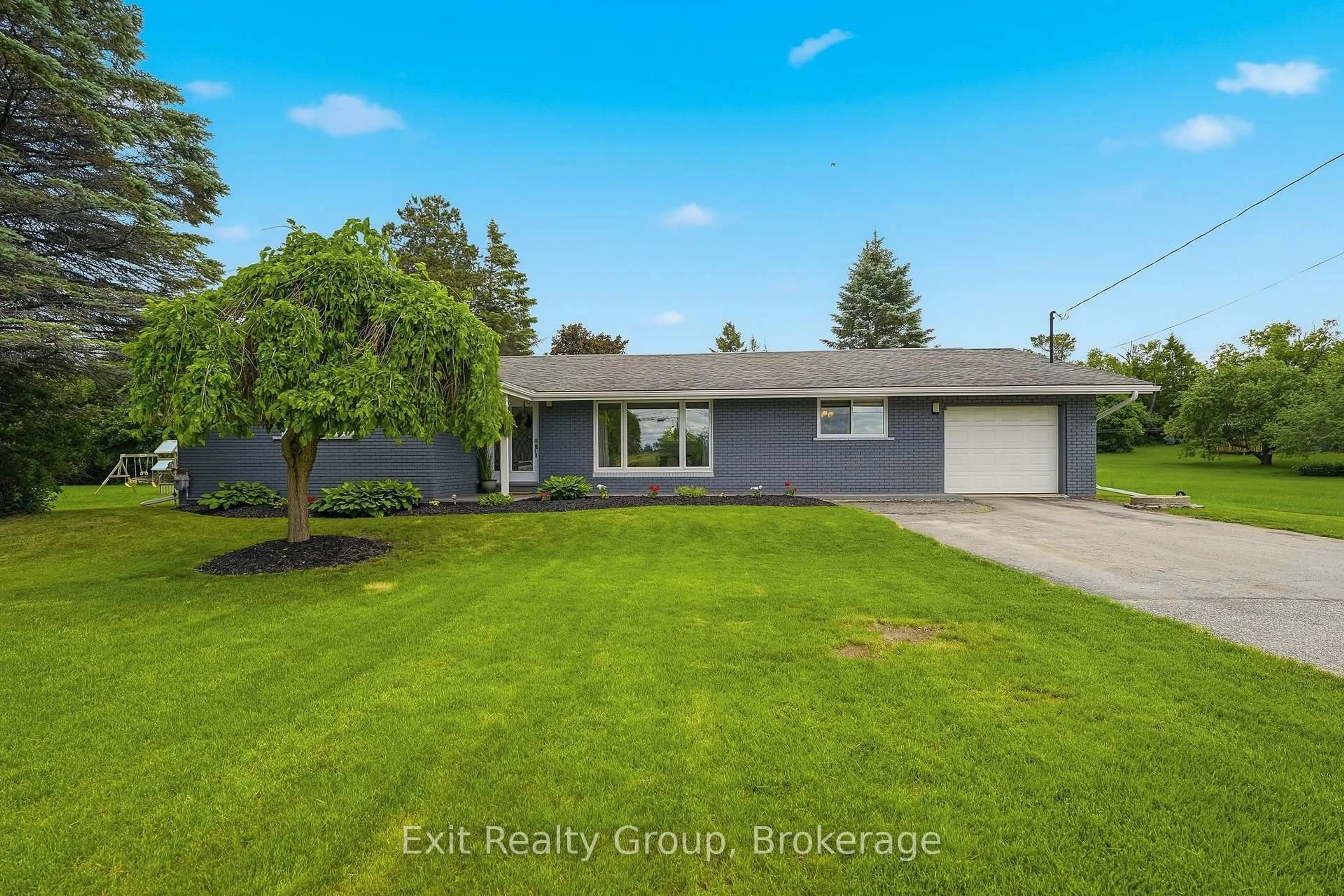 A pic from outside/outdoor area/front of a property/back of a property/a pic from drone, unknown for 710 Harmony Rd, Corbyville Ontario K0K 1V0