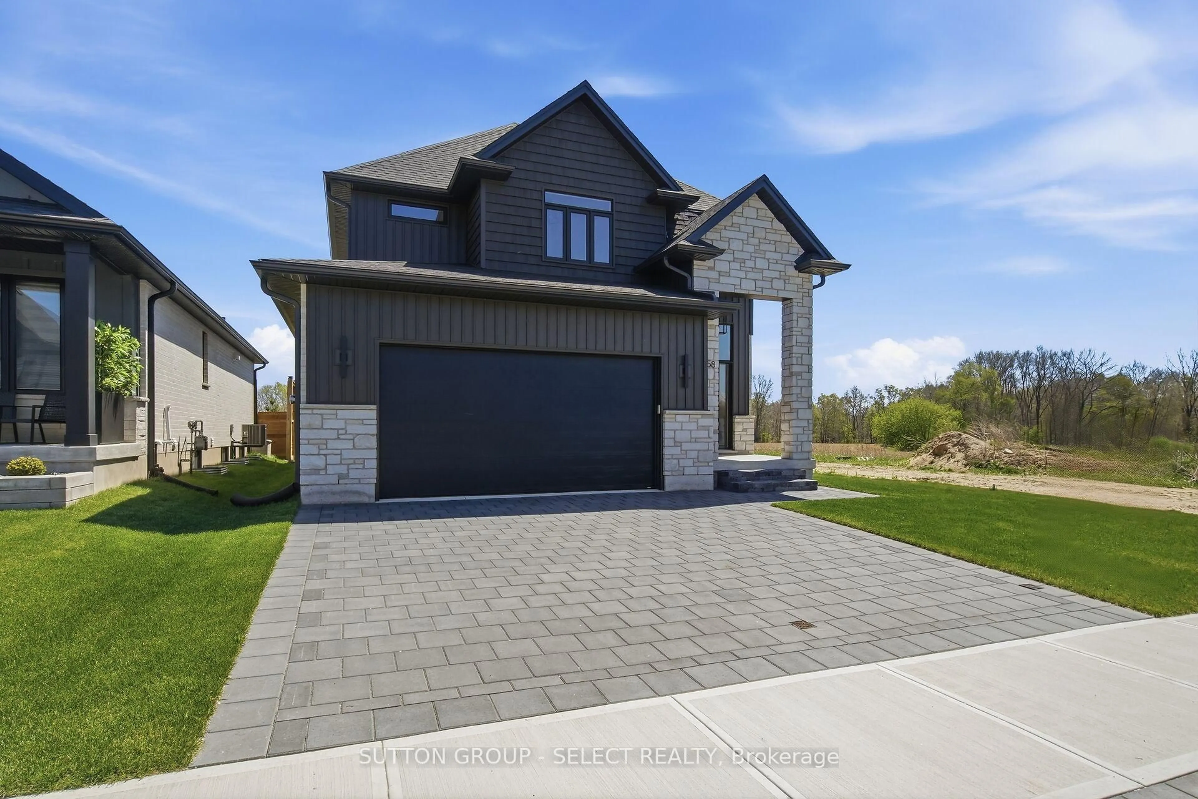 Home with brick exterior material, street for 58 Briscoe Cres, Strathroy-Caradoc Ontario N7G 0G3