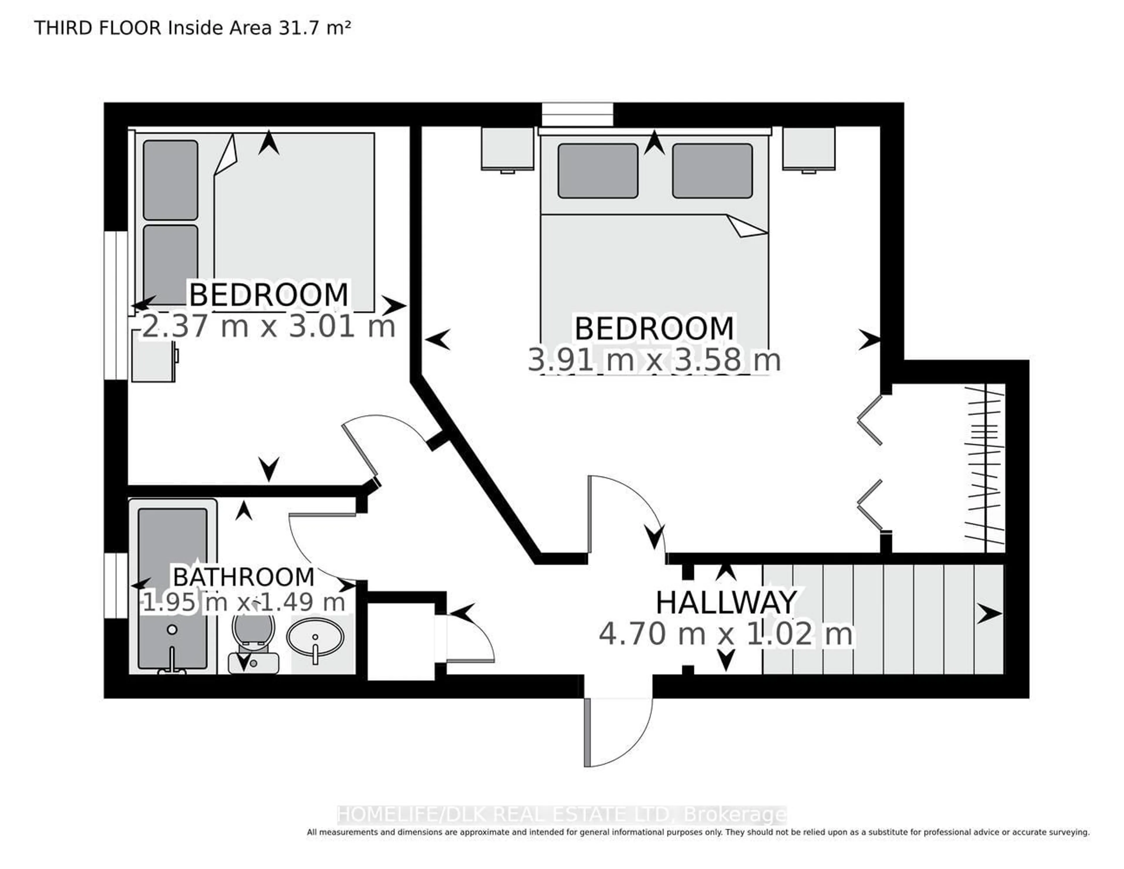 Floor plan for 561 Johnson St, Kingston Ontario K7L 1Z9