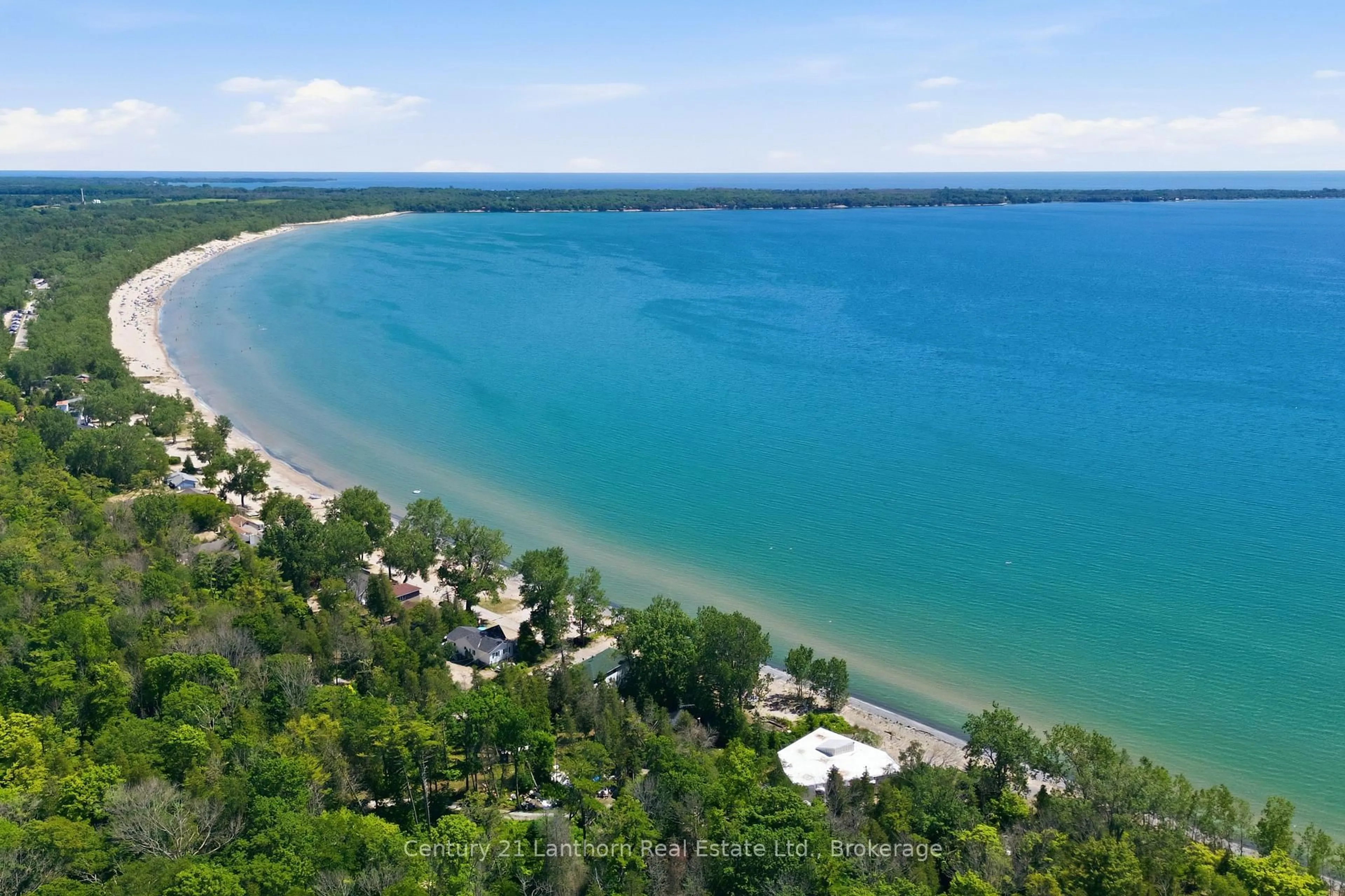 A pic from outside/outdoor area/front of a property/back of a property/a pic from drone, water/lake/river/ocean view for 26 Welsh Lane, Prince Edward County Ontario K0K 2T0