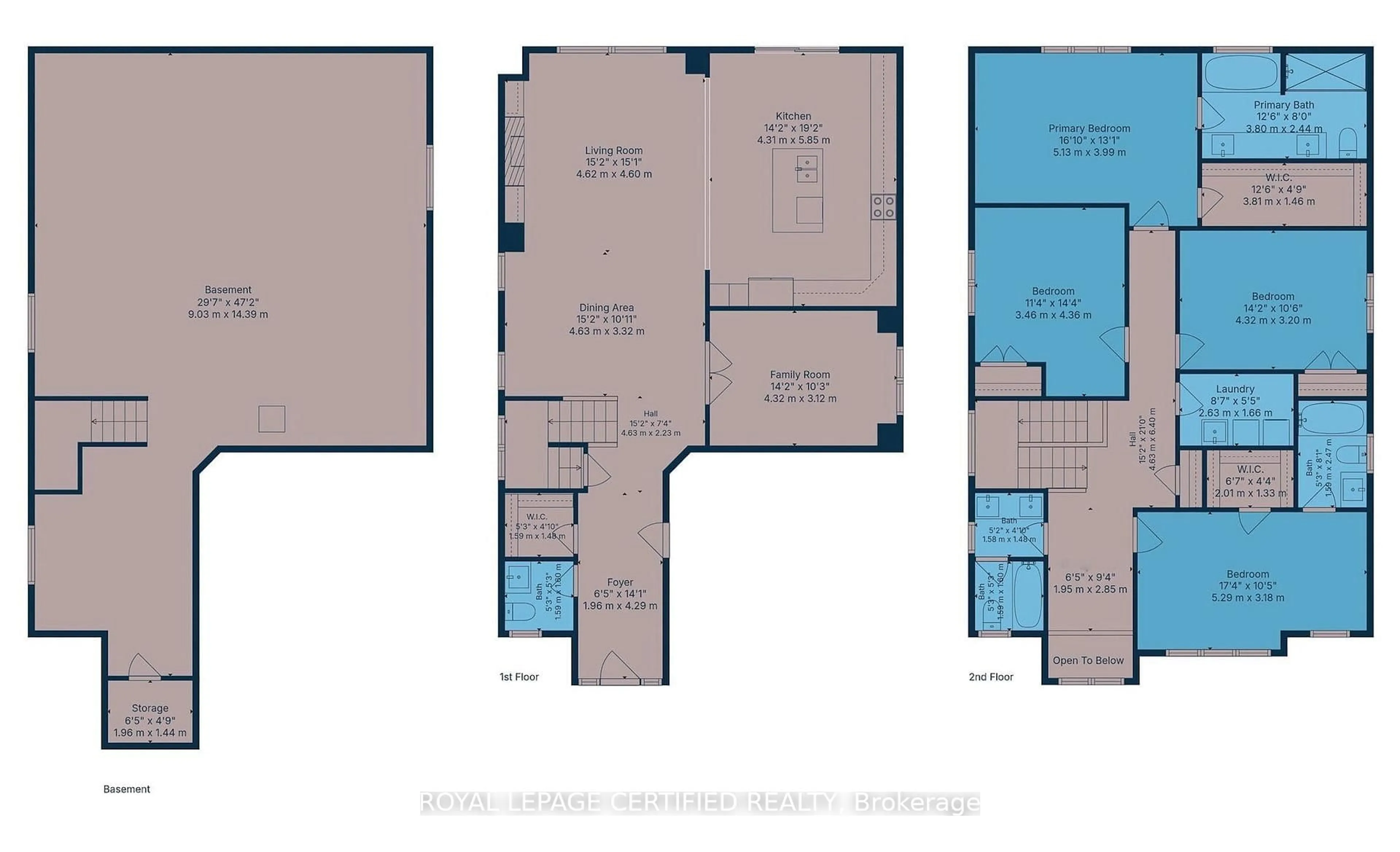Floor plan for 123 Dulgaren St, Hamilton Ontario L8W 3J5