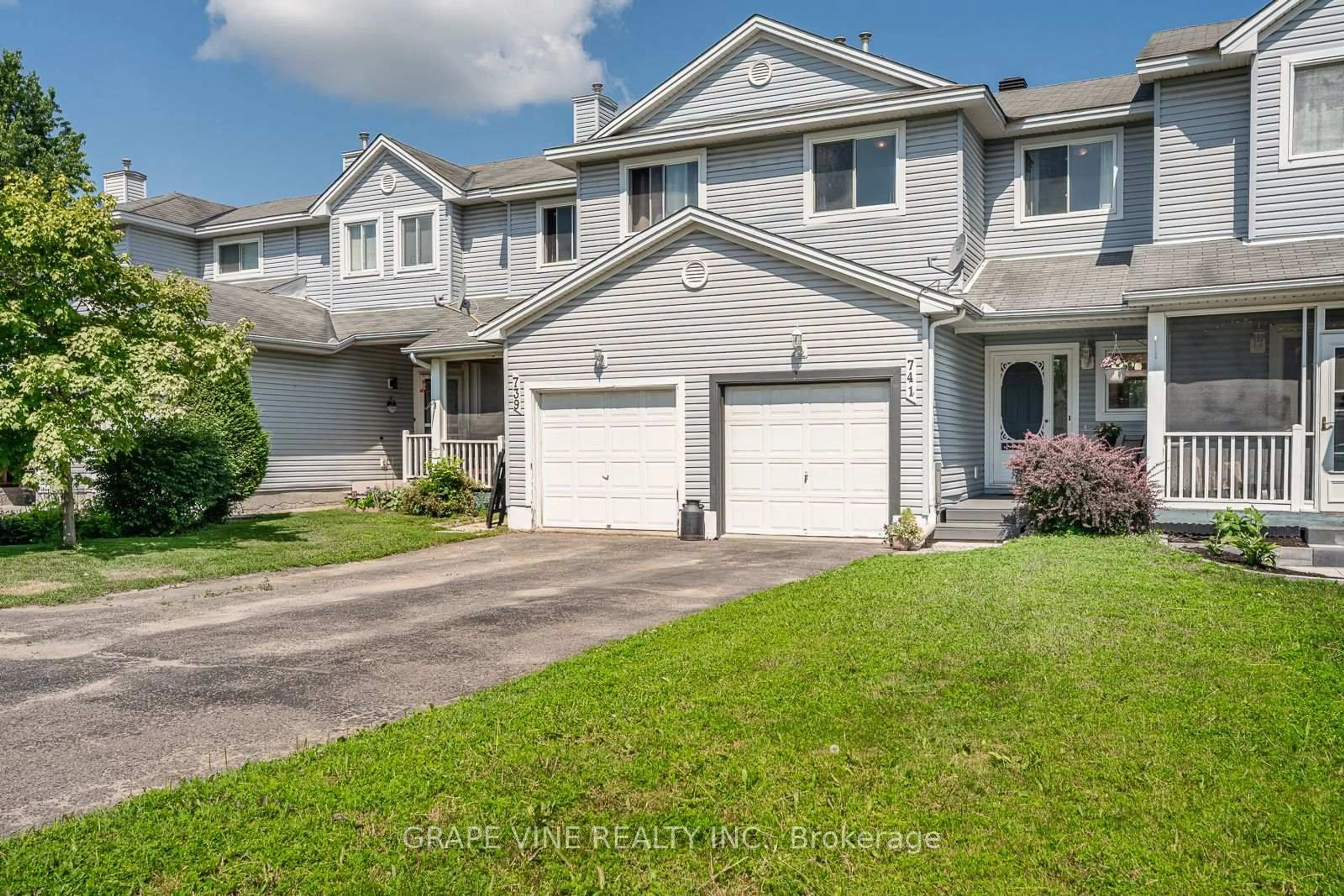 Home with vinyl exterior material, street for 741 Maley St, North Grenville Ontario K0G 1J0