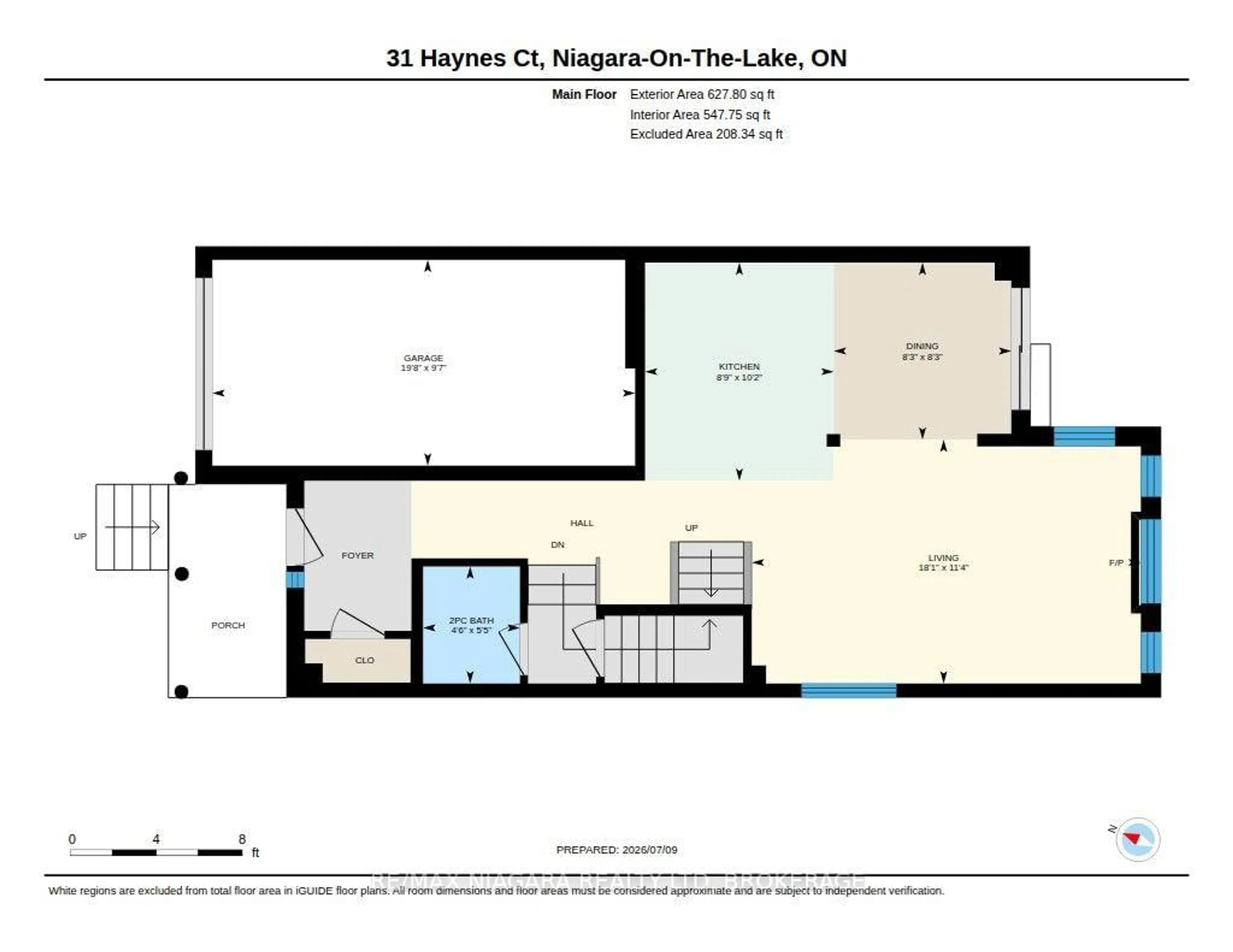 Floor plan for 31 Haynes Crt, Niagara-on-the-Lake Ontario L0S 1J0