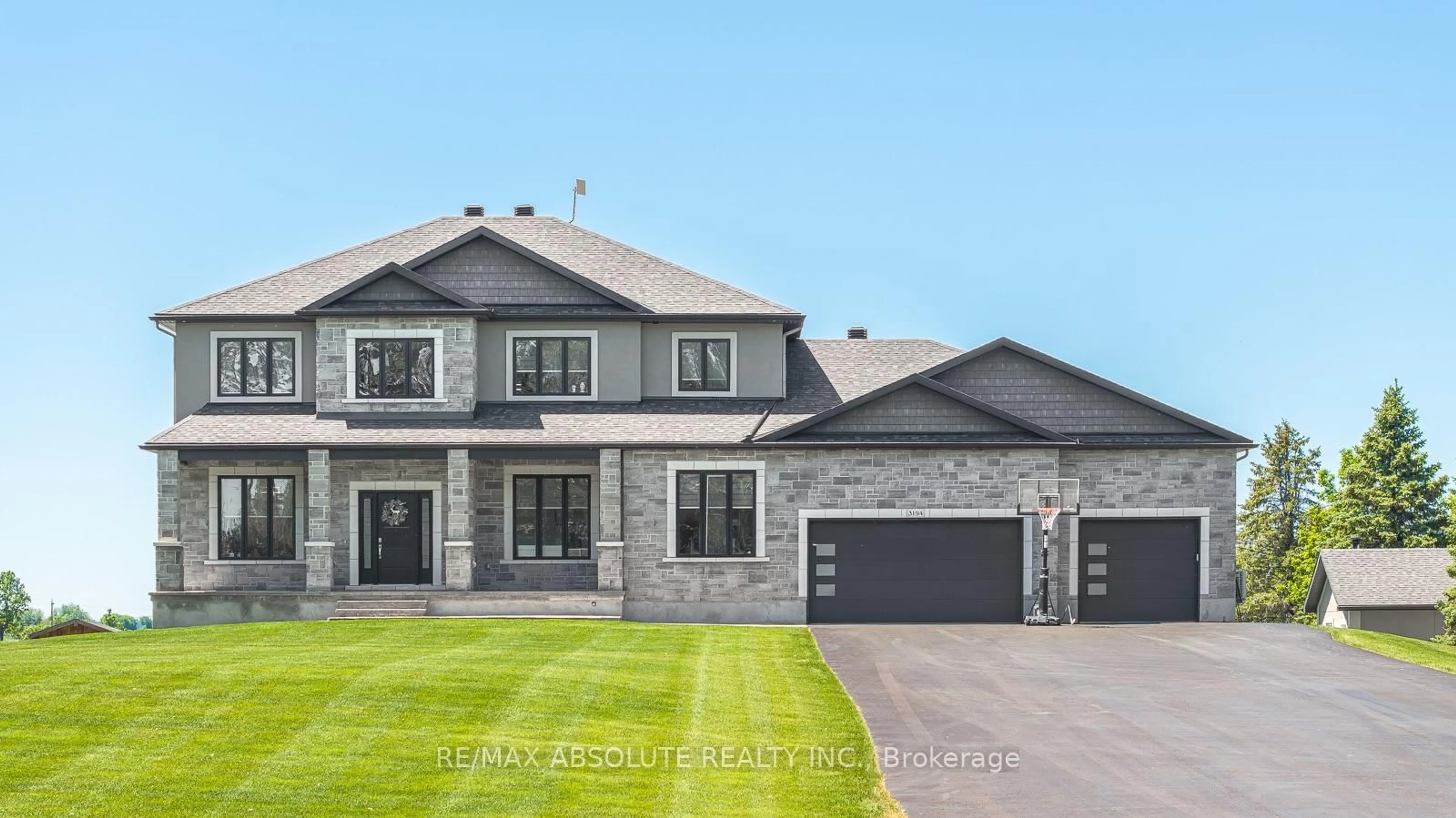Home with brick exterior material, street for 3194 Steeple Hill Cres, Fallowfield Rd South of Ottawa Ontario K1A 2Z0