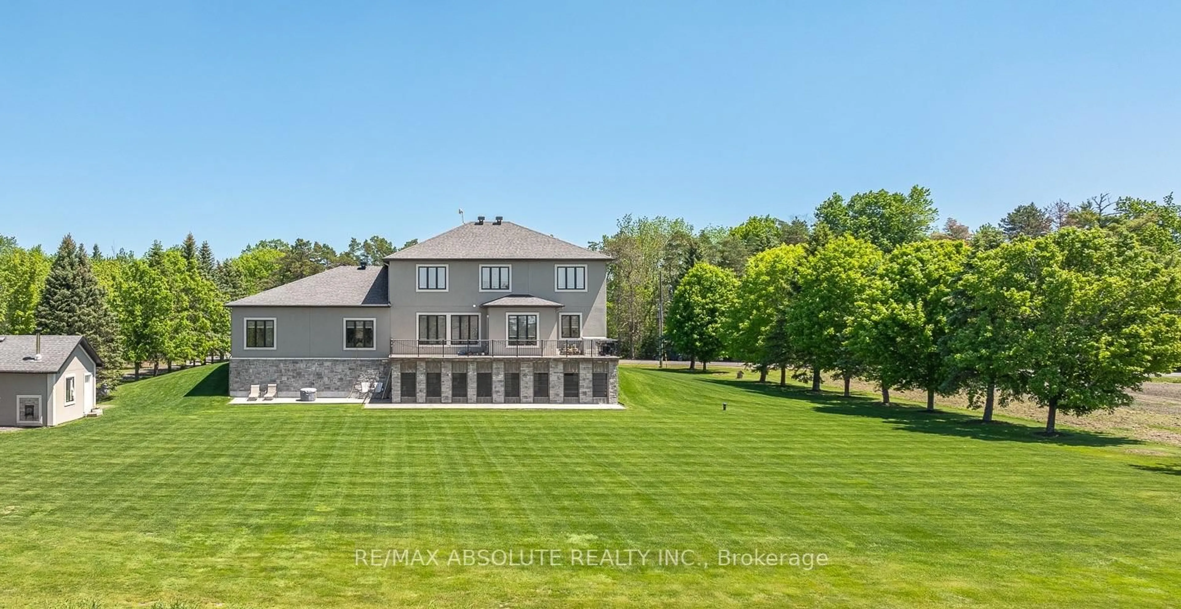 A pic from outside/outdoor area/front of a property/back of a property/a pic from drone, unknown for 3194 Steeple Hill Cres, Fallowfield Rd South of Ottawa Ontario K1A 2Z0
