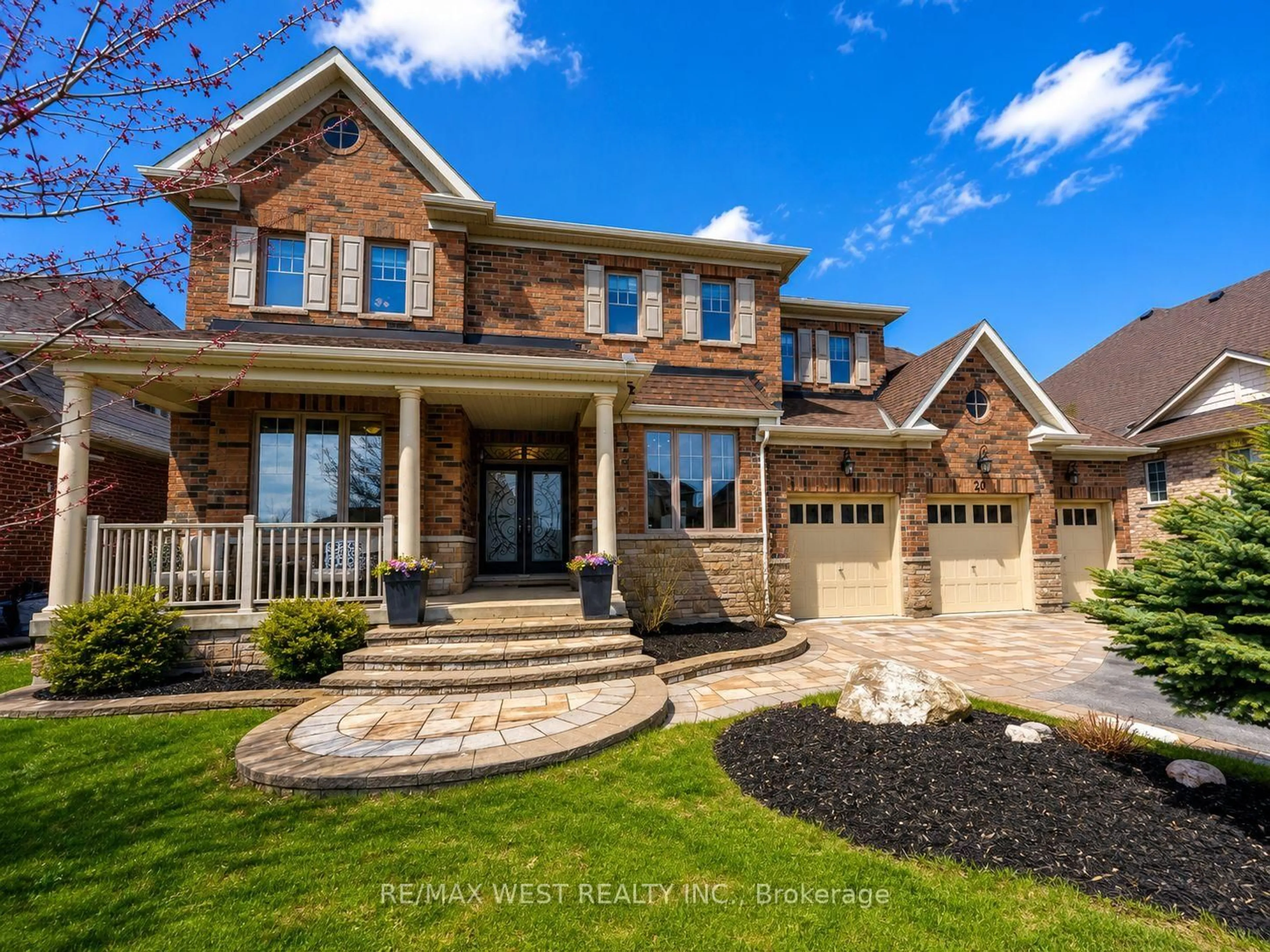 Home with brick exterior material, street for 20 Anderson Ave, Mono Ontario L9W 6W6