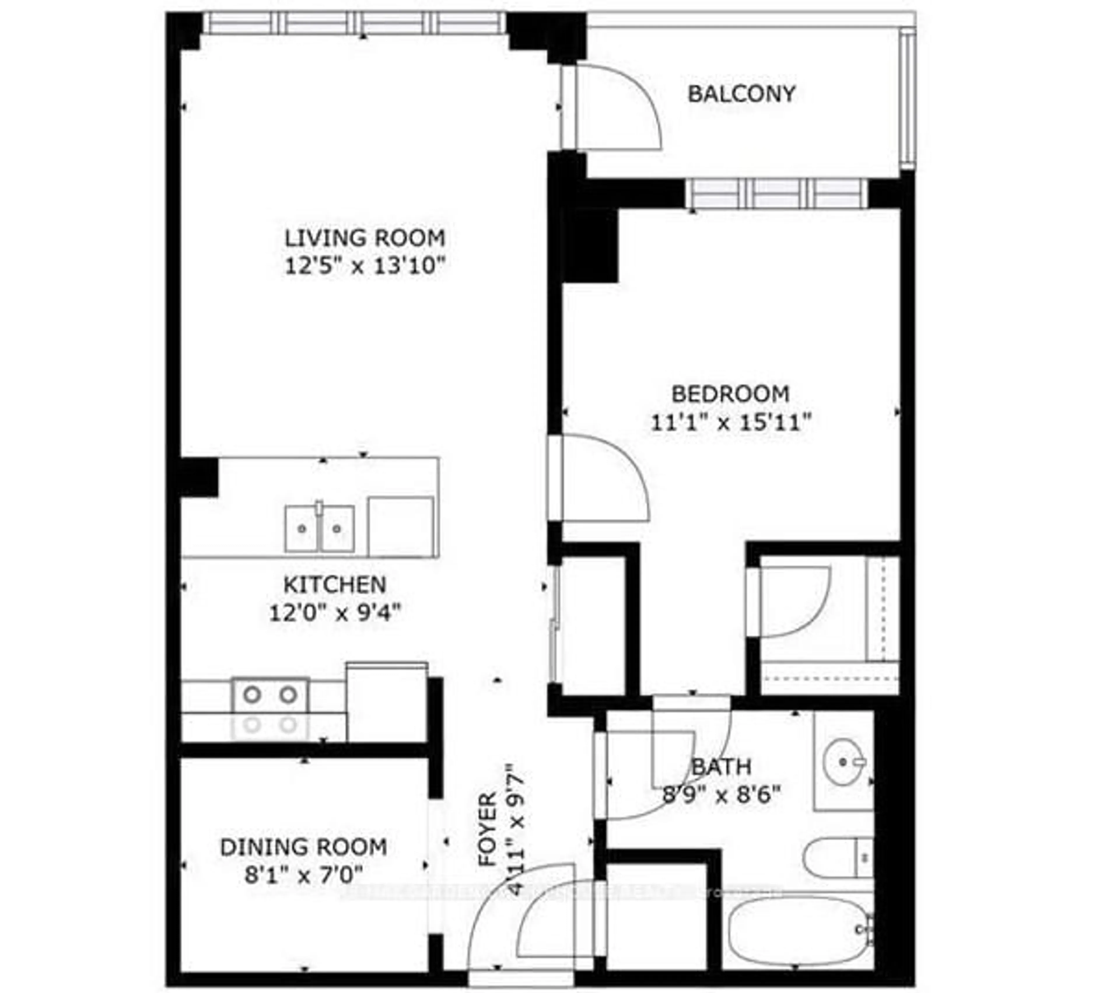 Floor plan for 16 CONCORD Pl #336, Grimsby Ontario L3M 0J1