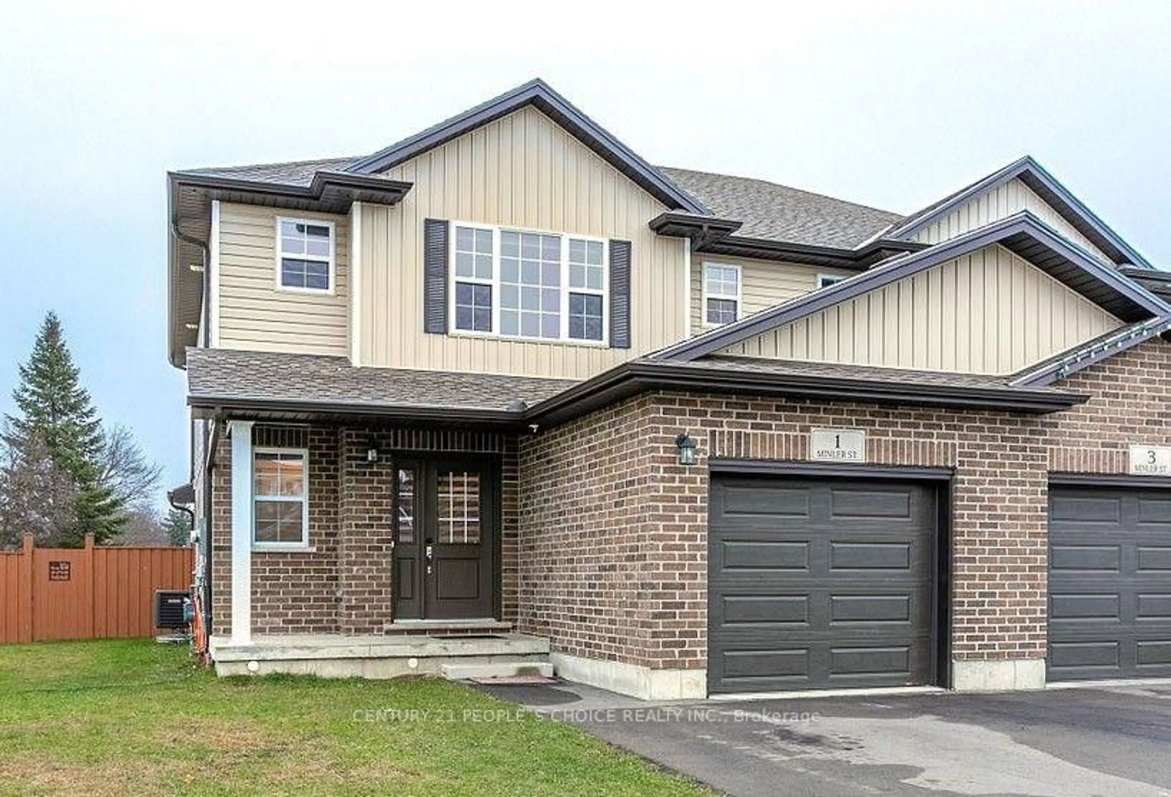 Home with brick exterior material, street for 1 Minler St, Ingersoll Ontario N5C 0C9