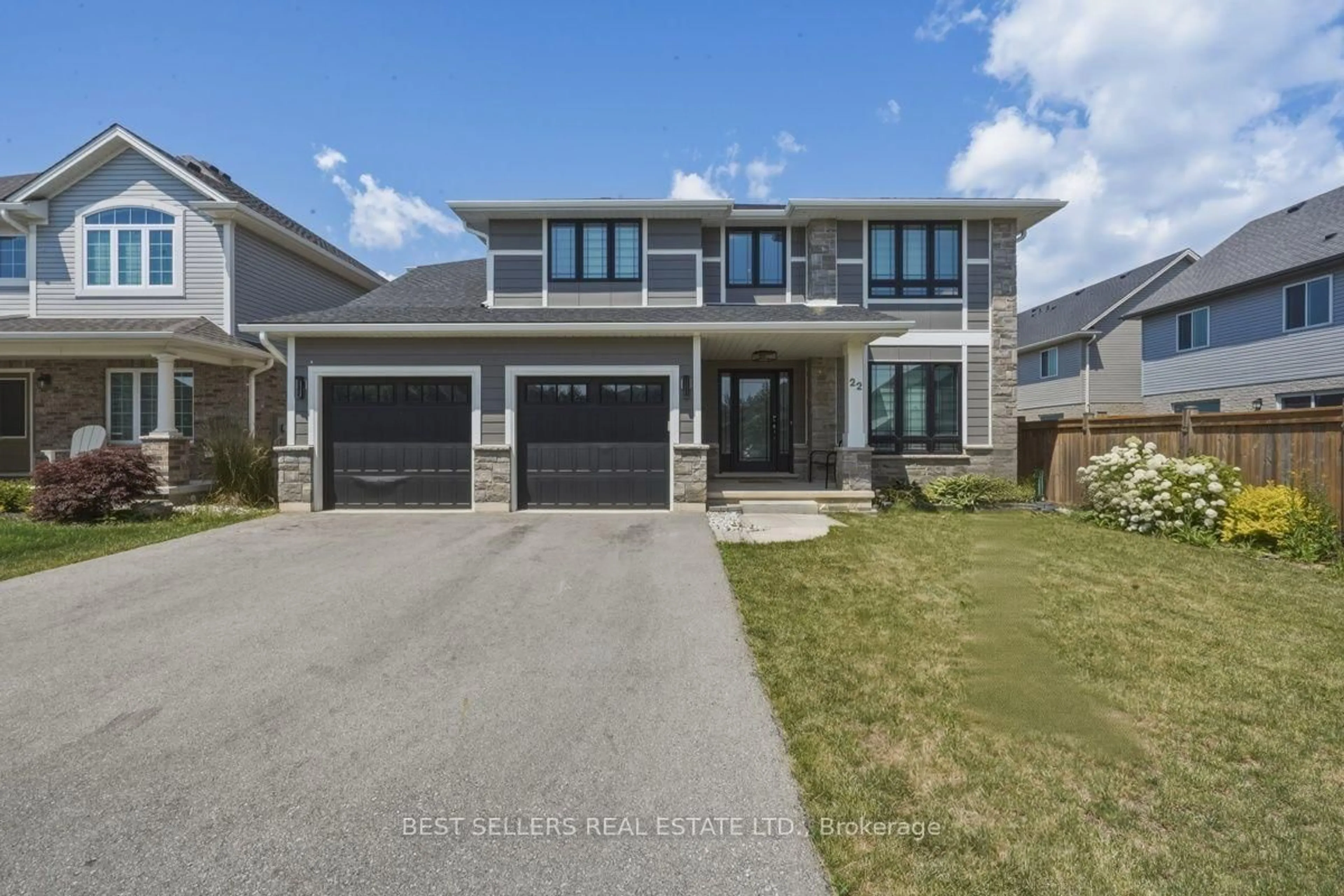 Home with brick exterior material, street for 22 Weir Cres, St. Thomas Ontario N5R 0L7