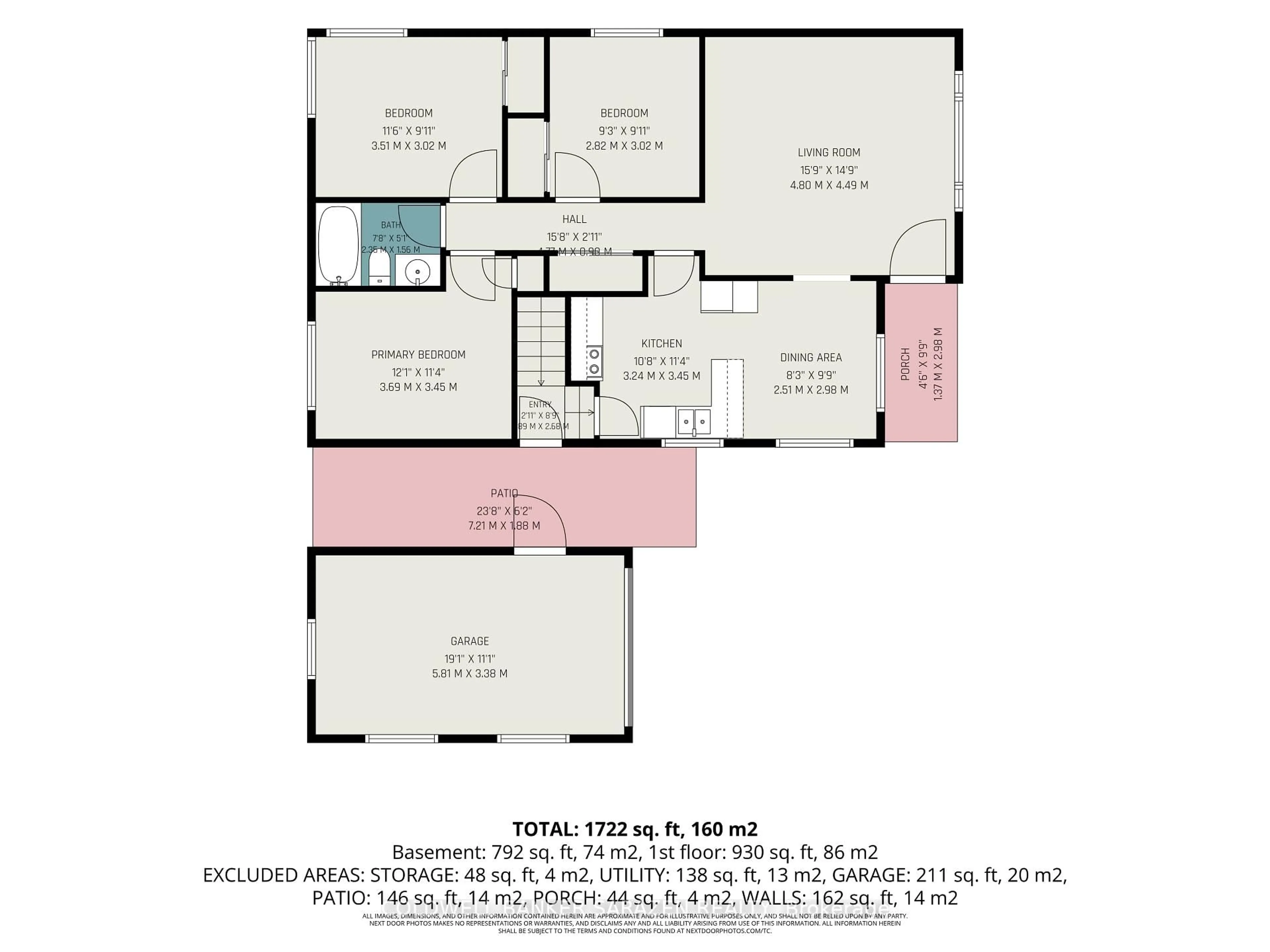 Floor plan for 68 TIERNEY St, Arnprior Ontario K7S 2S1