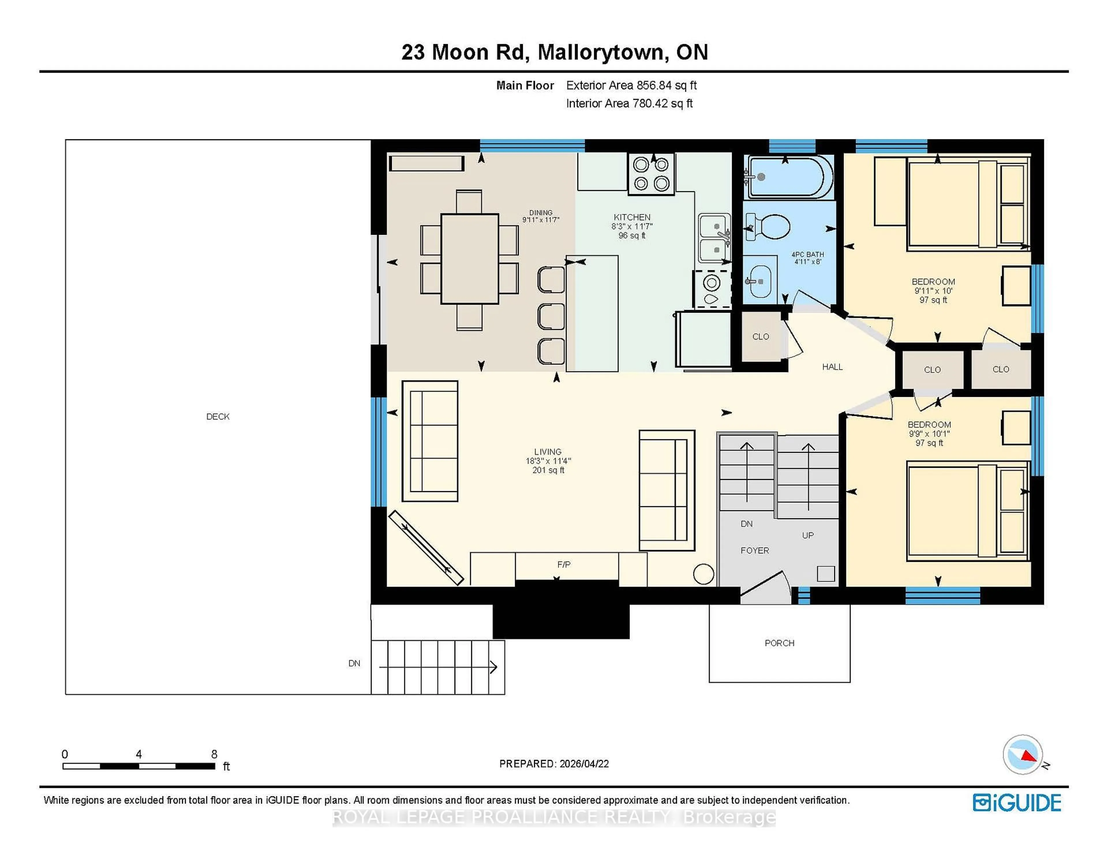 Floor plan for 23 Moon Rd, Front of Yonge Ontario K0E 1R0