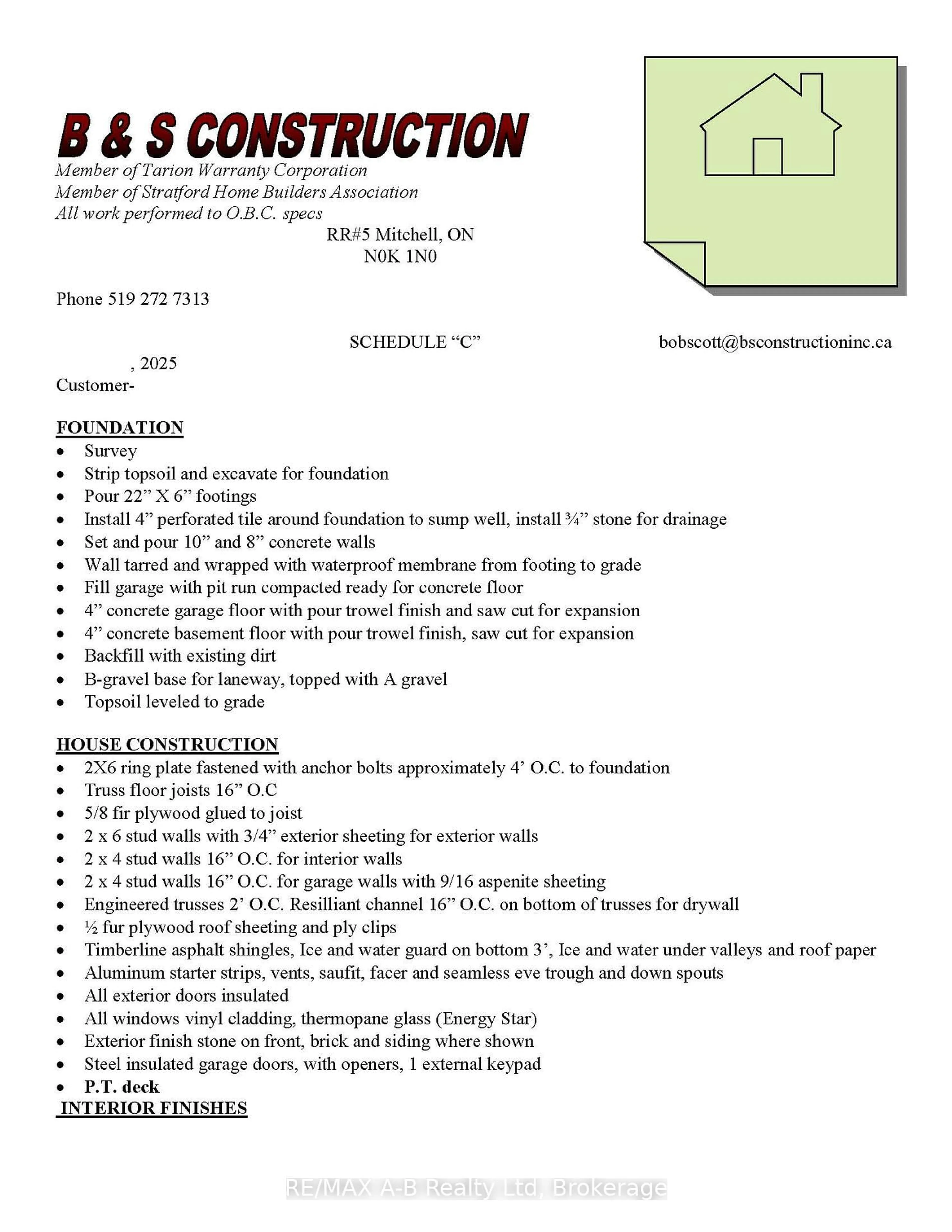 Floor plan for 8 Orchard Dr, Stratford Ontario N5A 0L1
