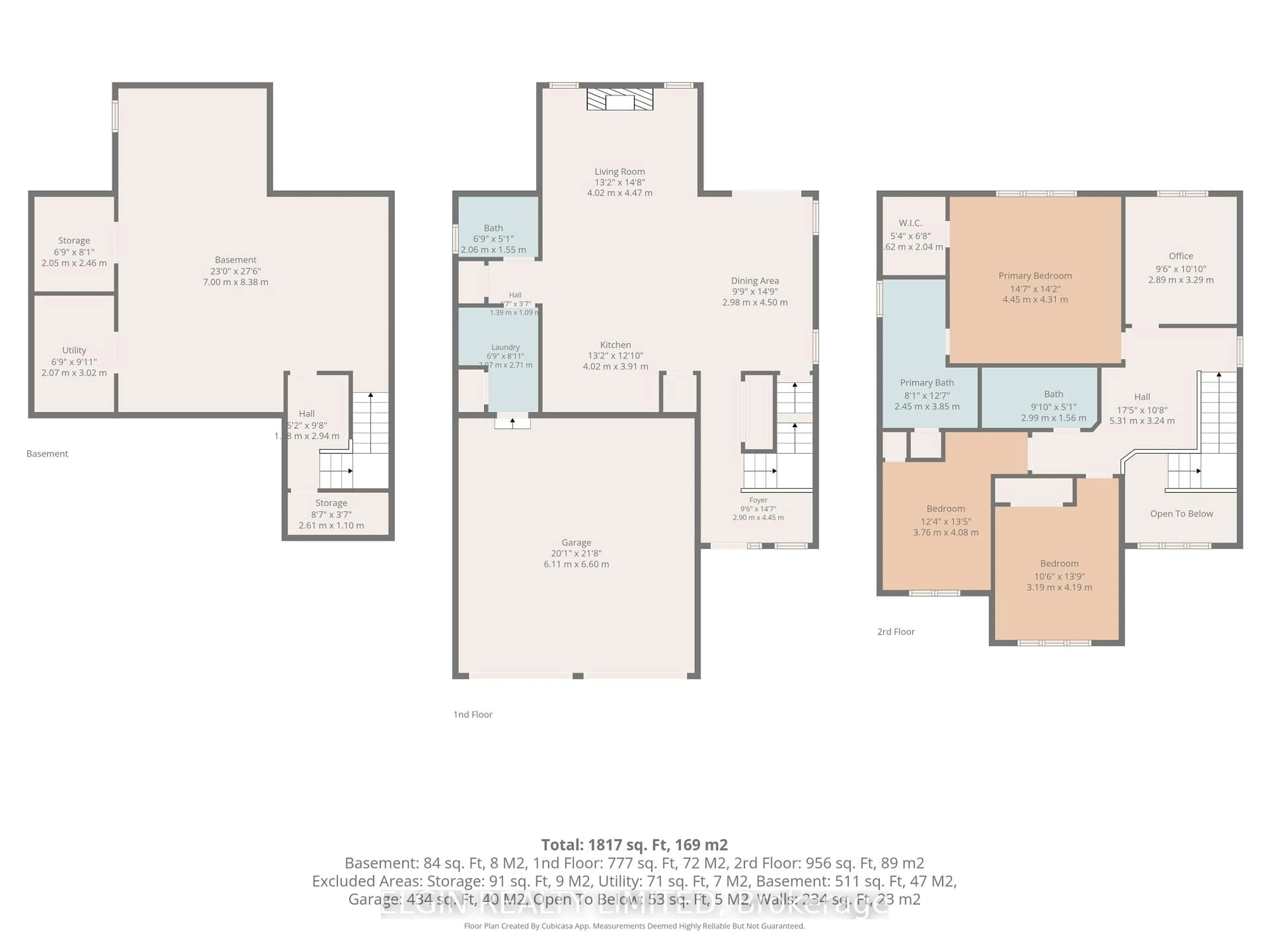 Floor plan for 182 Emery St, Central Elgin Ontario N5L 0A6
