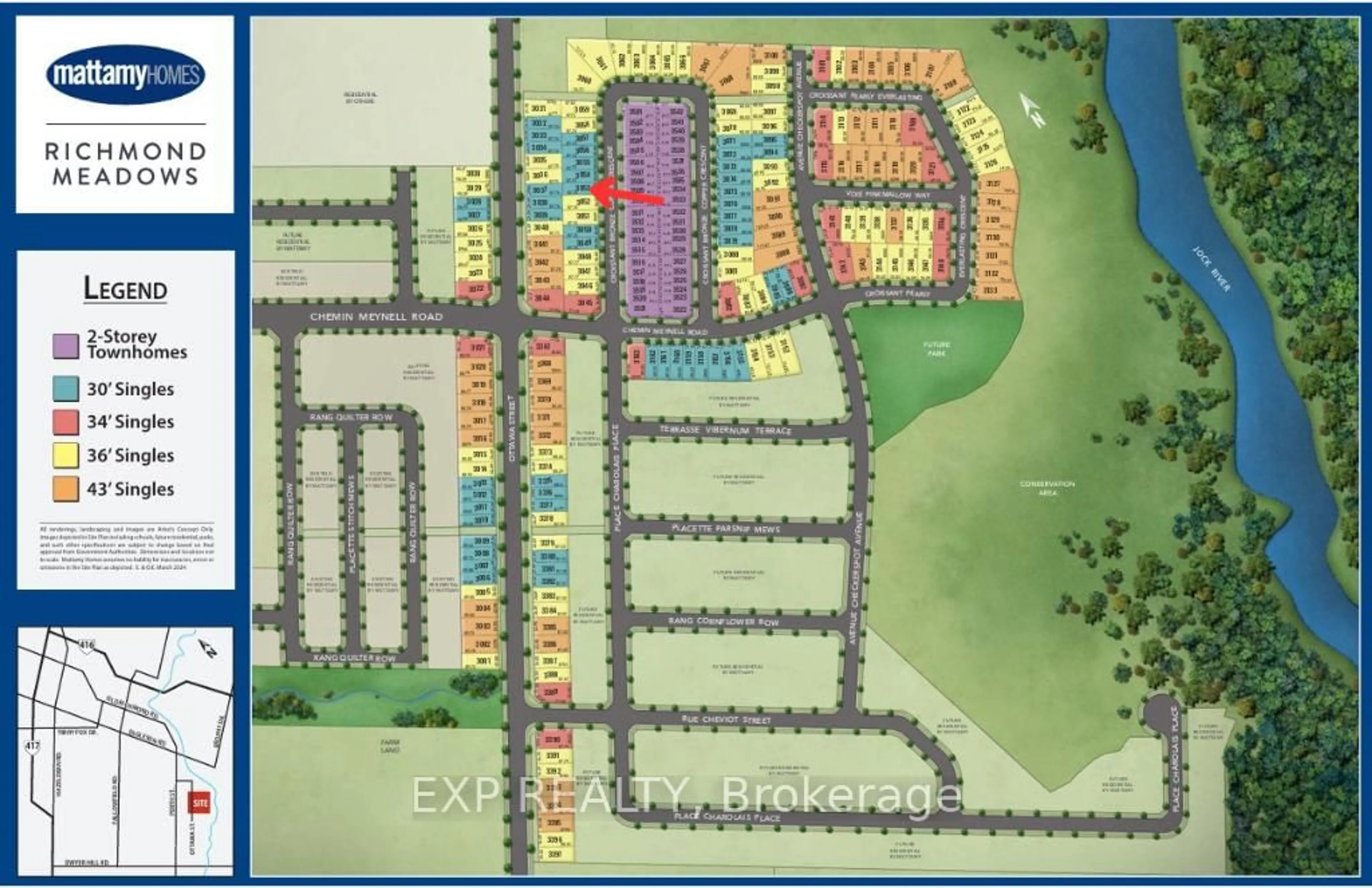Picture of a map for 617 Bronze Copper Cres, Richmond Ontario K0A 2Z0