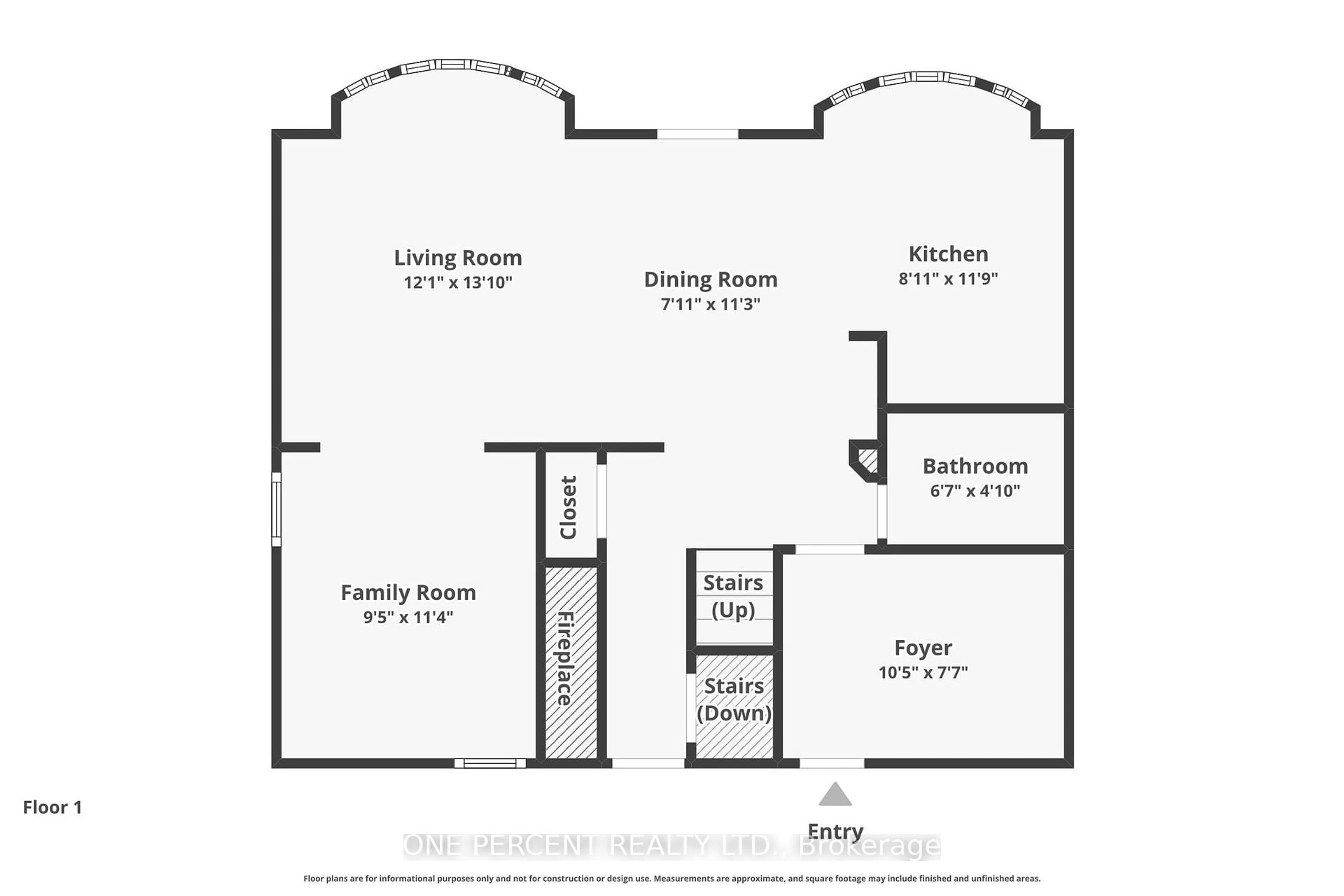 Floor plan for 484 Mutual St, Ottawa Ontario K1K 1C8