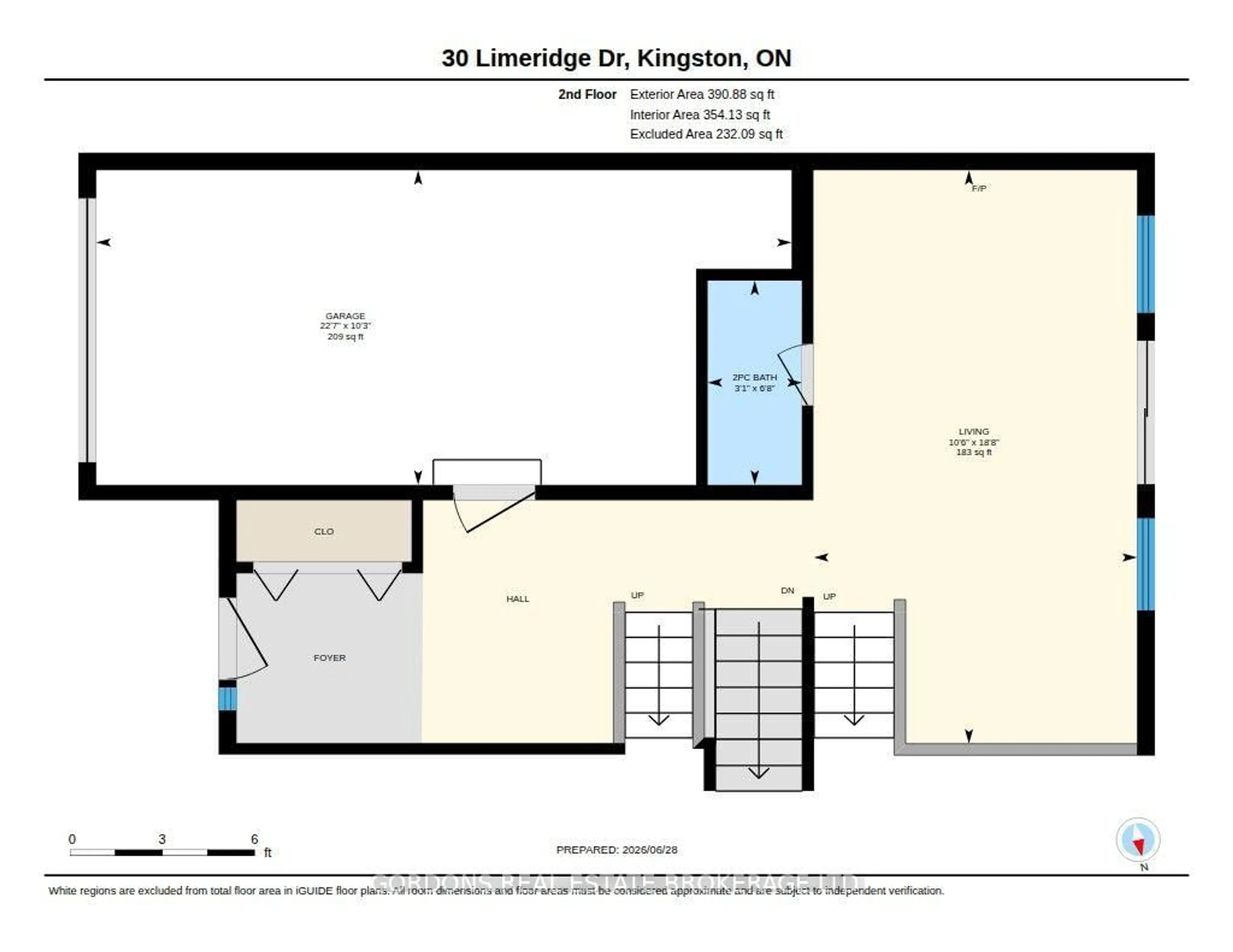 Floor plan for 30 Limeridge Dr, Kingston Ontario K7K 6M3