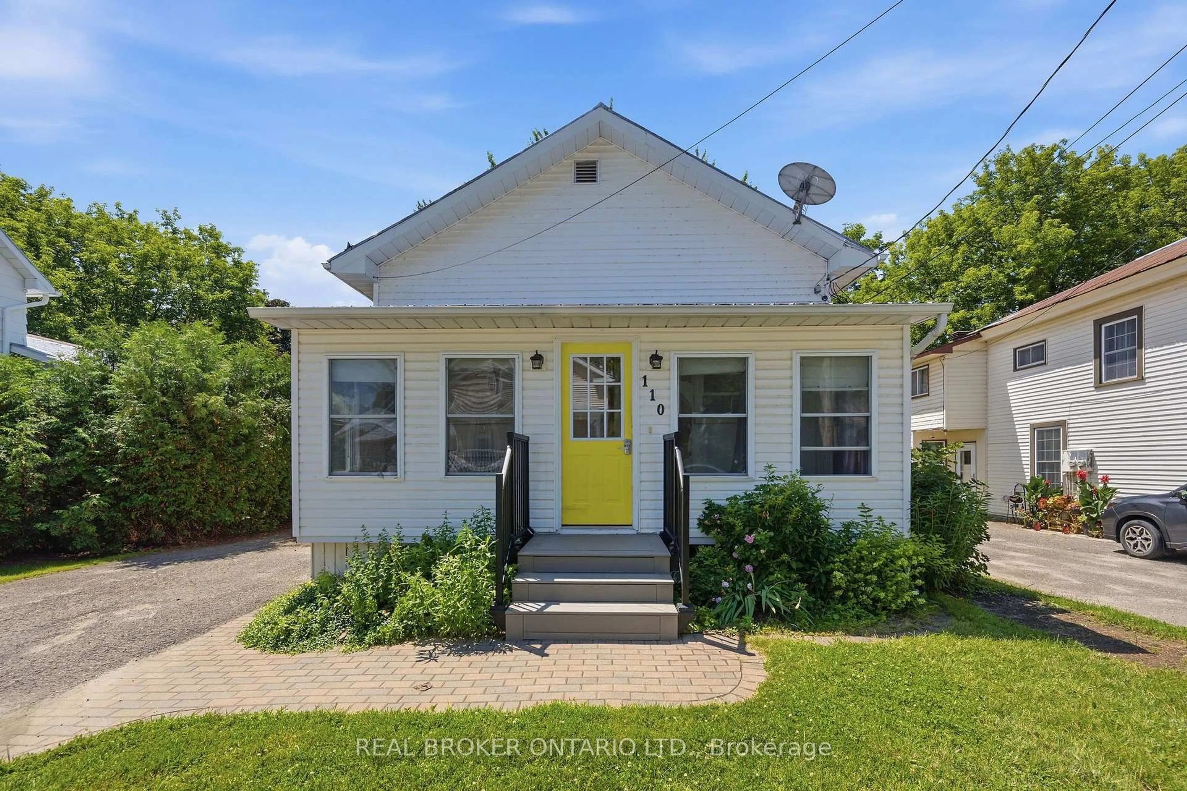 Home with vinyl exterior material, street for 110 Hagan St, North Grenville Ontario K0G 1S0
