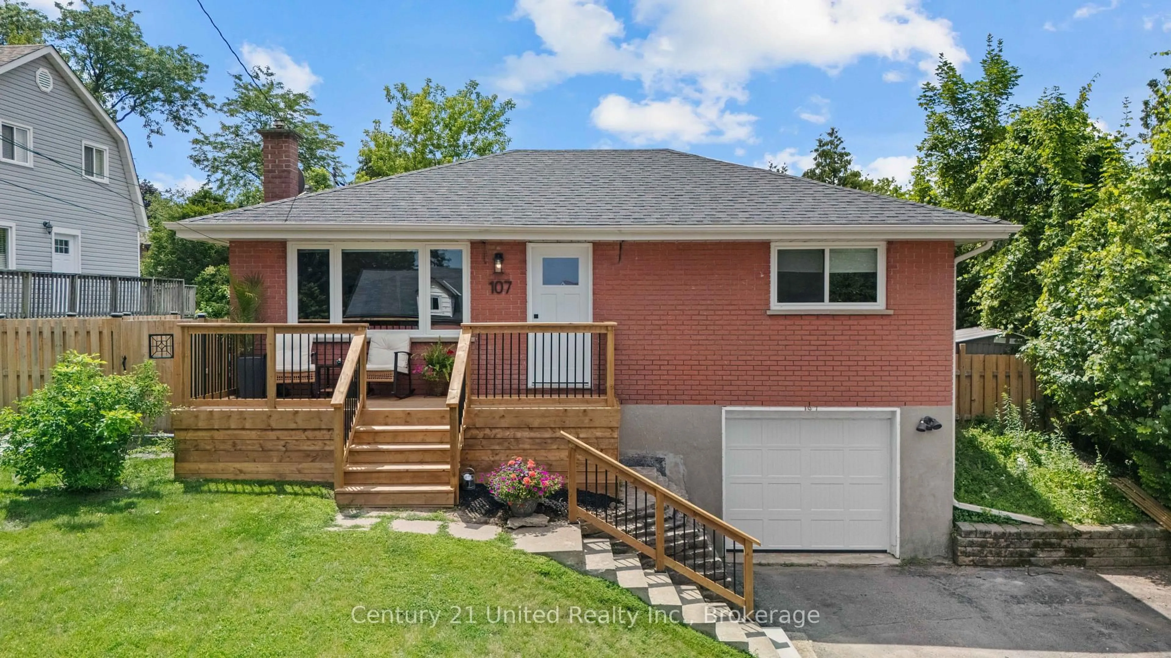 Home with vinyl exterior material, street for 107 Strickland St, Selwyn Ontario K0L 2H0