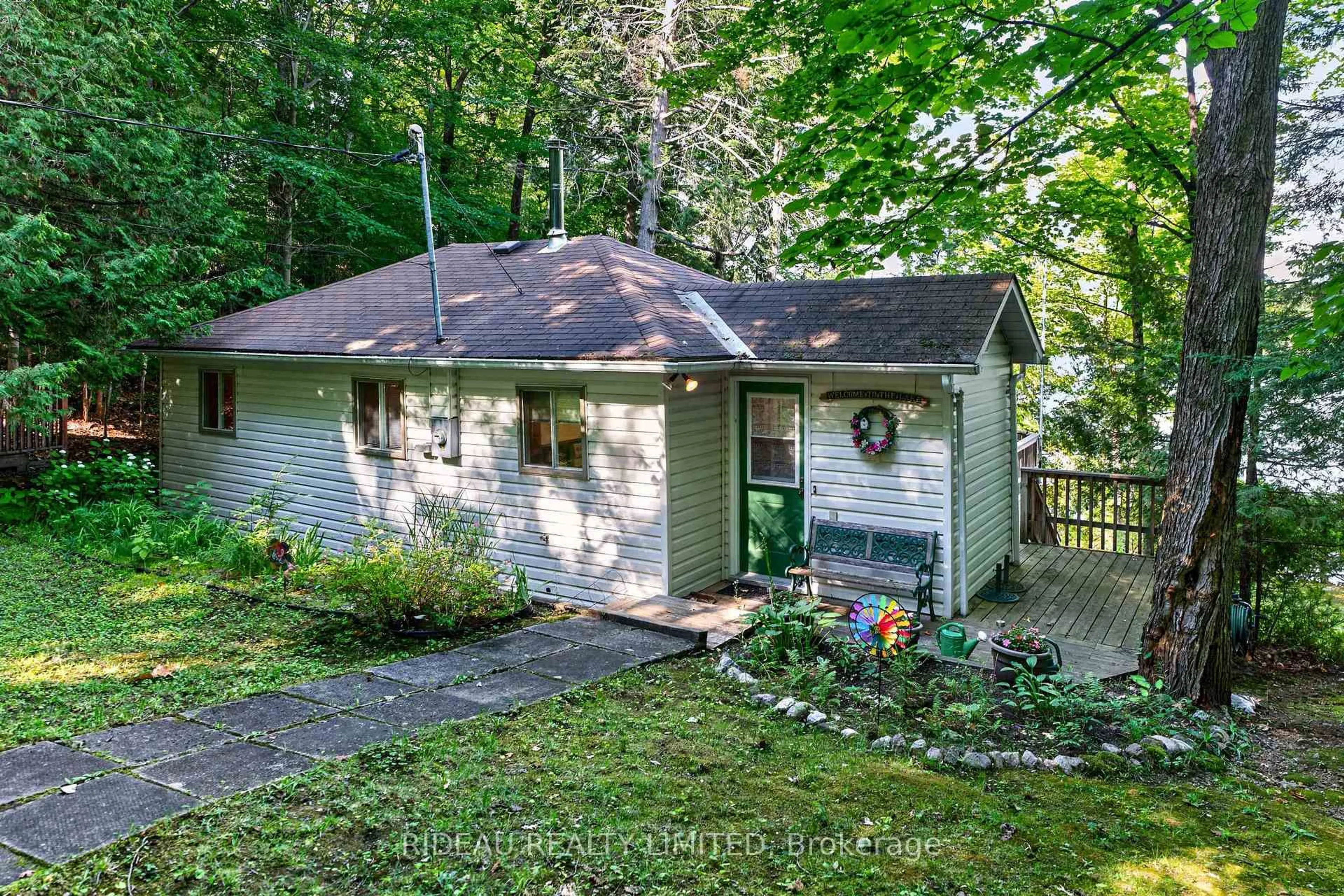 A pic from outside/outdoor area/front of a property/back of a property/a pic from drone, forest/trees view for 1293 R12B Rd, Rideau Lakes Ontario K0G 1V0