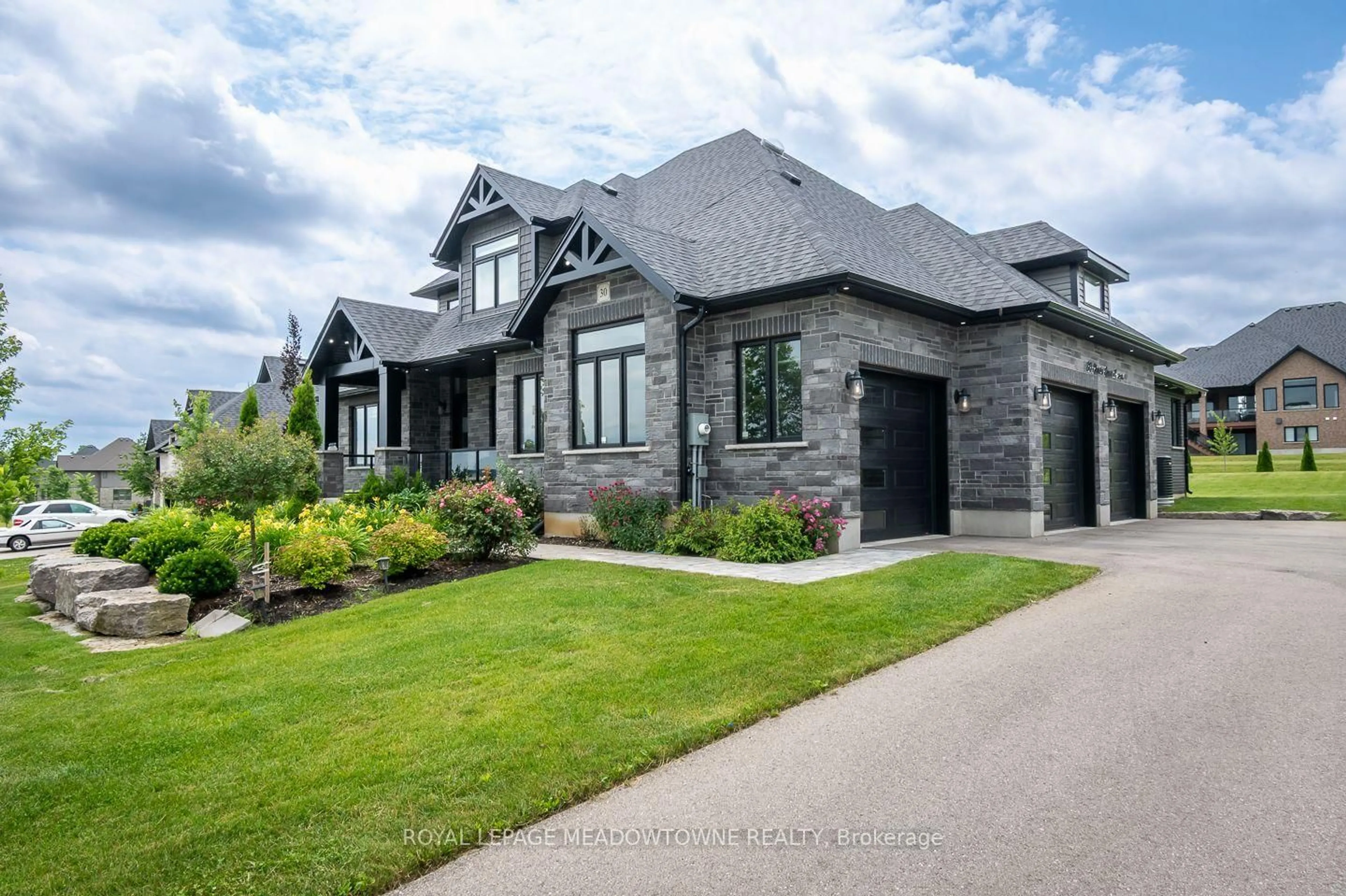 Home with brick exterior material, unknown for 30 Charles Currie Cres, Erin Ontario N1H 0B7