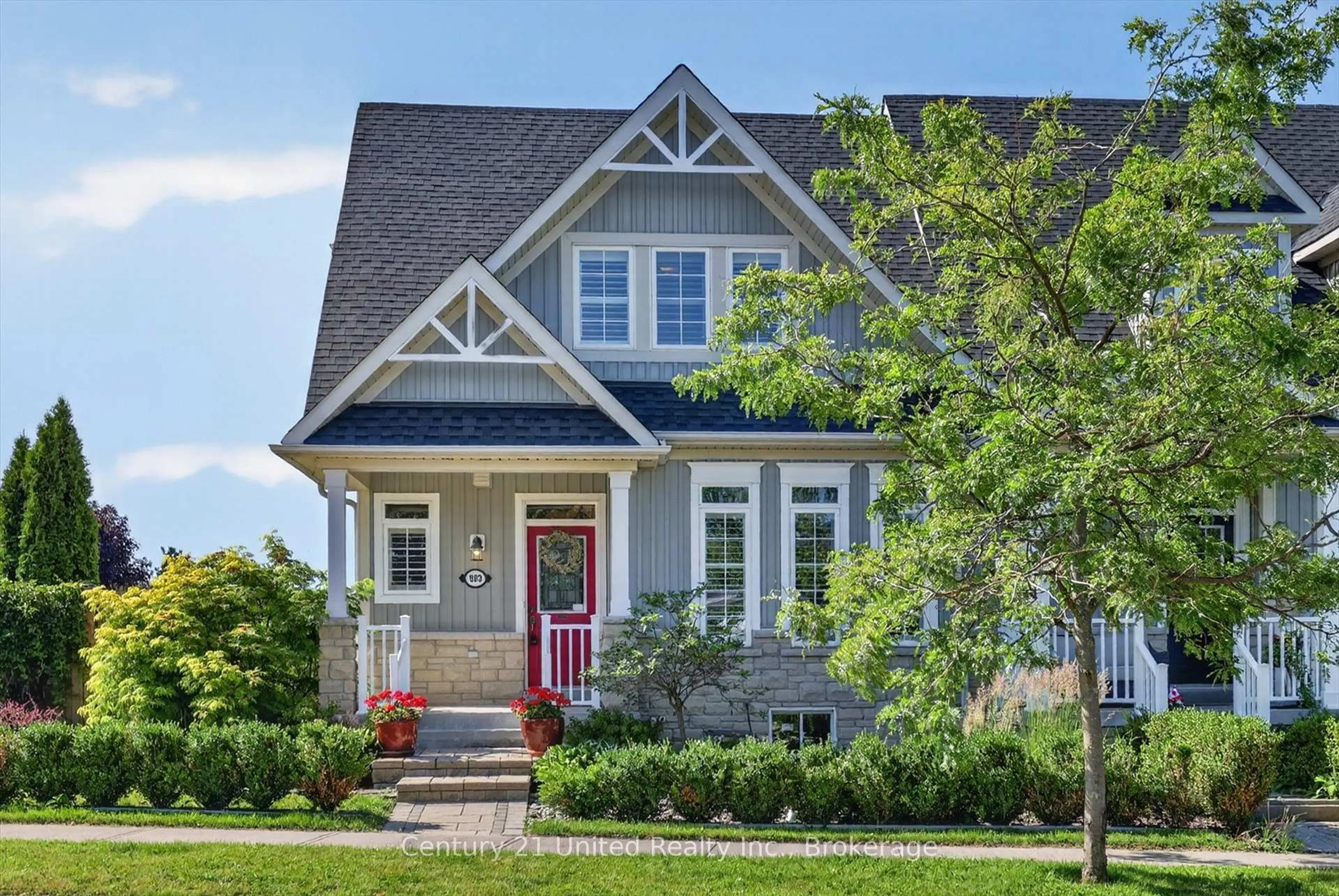 Home with vinyl exterior material, street for 803 Charles Wilson Pkwy, Cobourg Ontario K9A 0E2