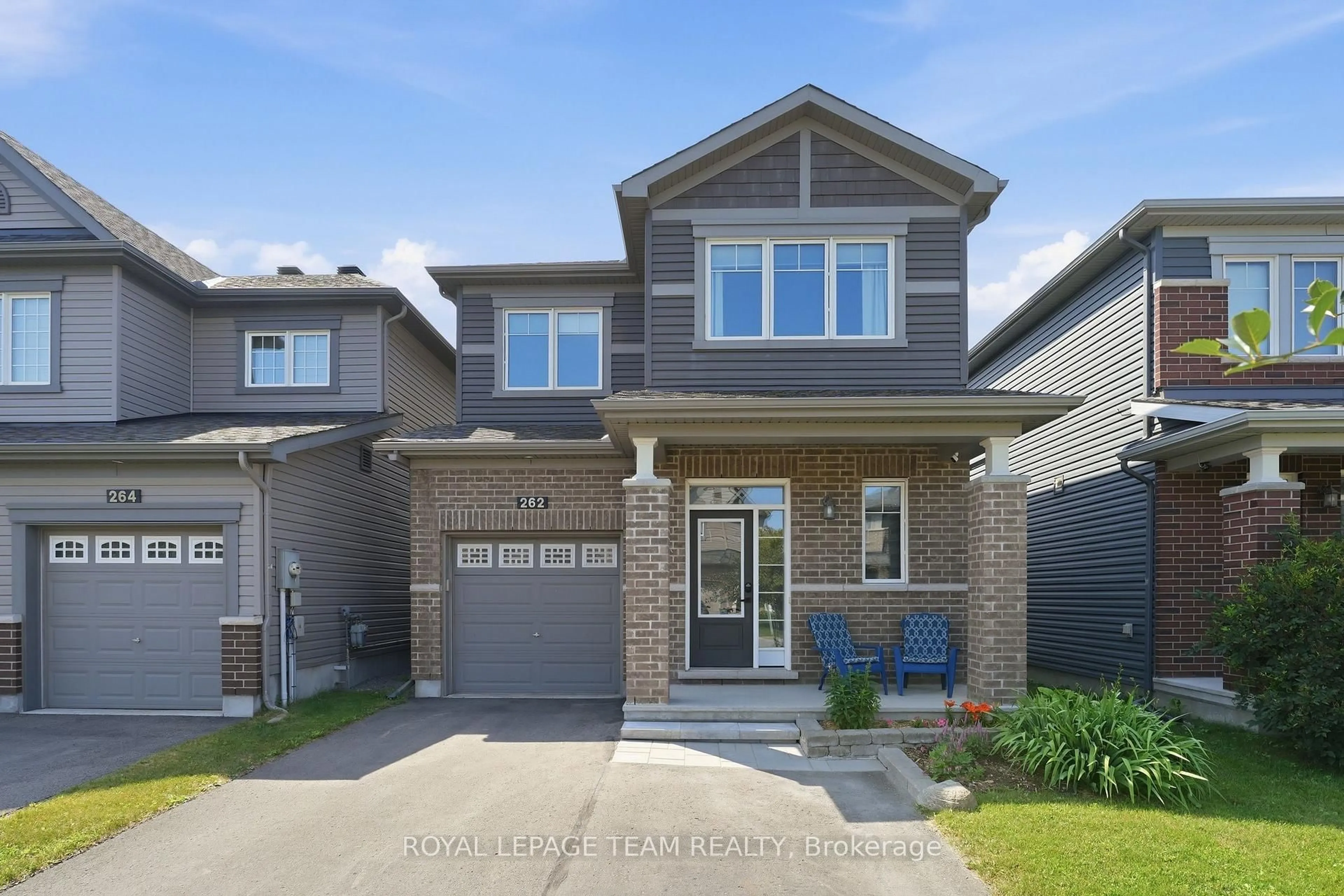 Home with brick exterior material, street for 262 Hepatica Way, Ottawa Ontario K4A 0Y9