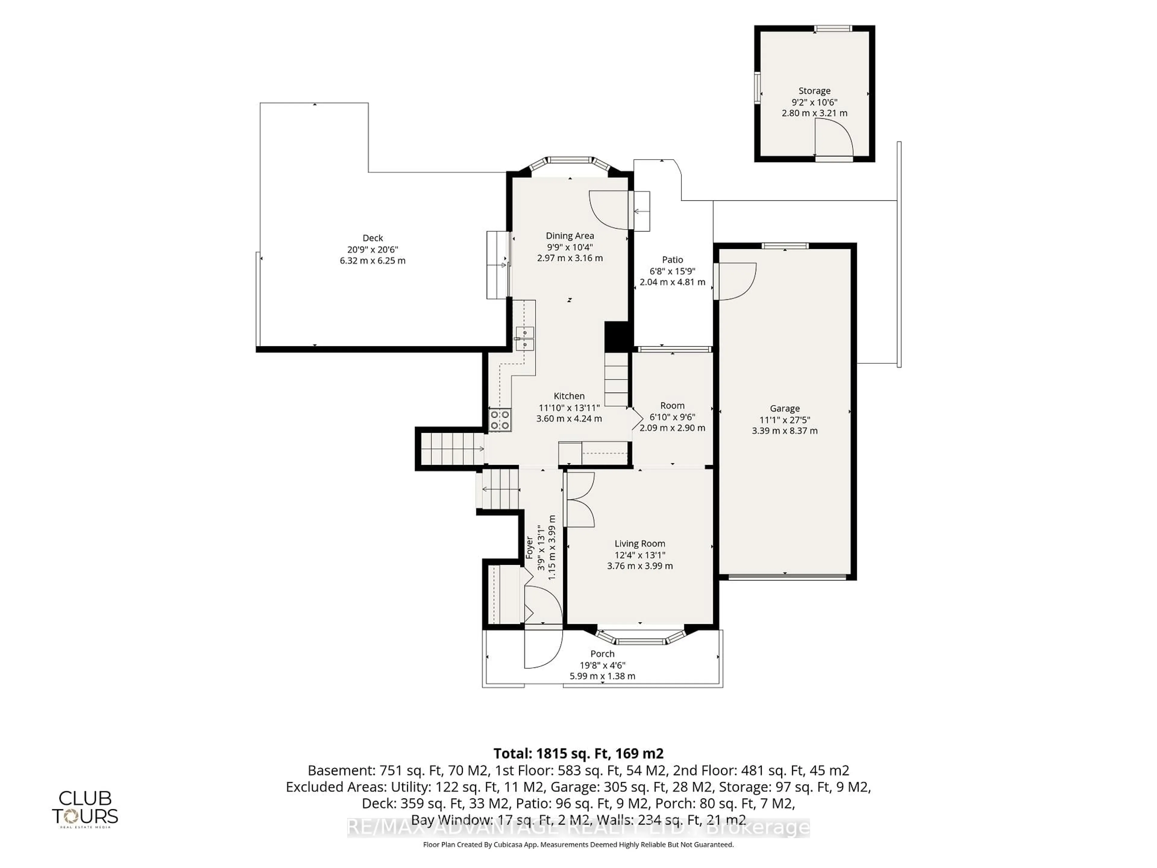 Floor plan for 120 Champlain Cres, London East Ontario N5V 1H1
