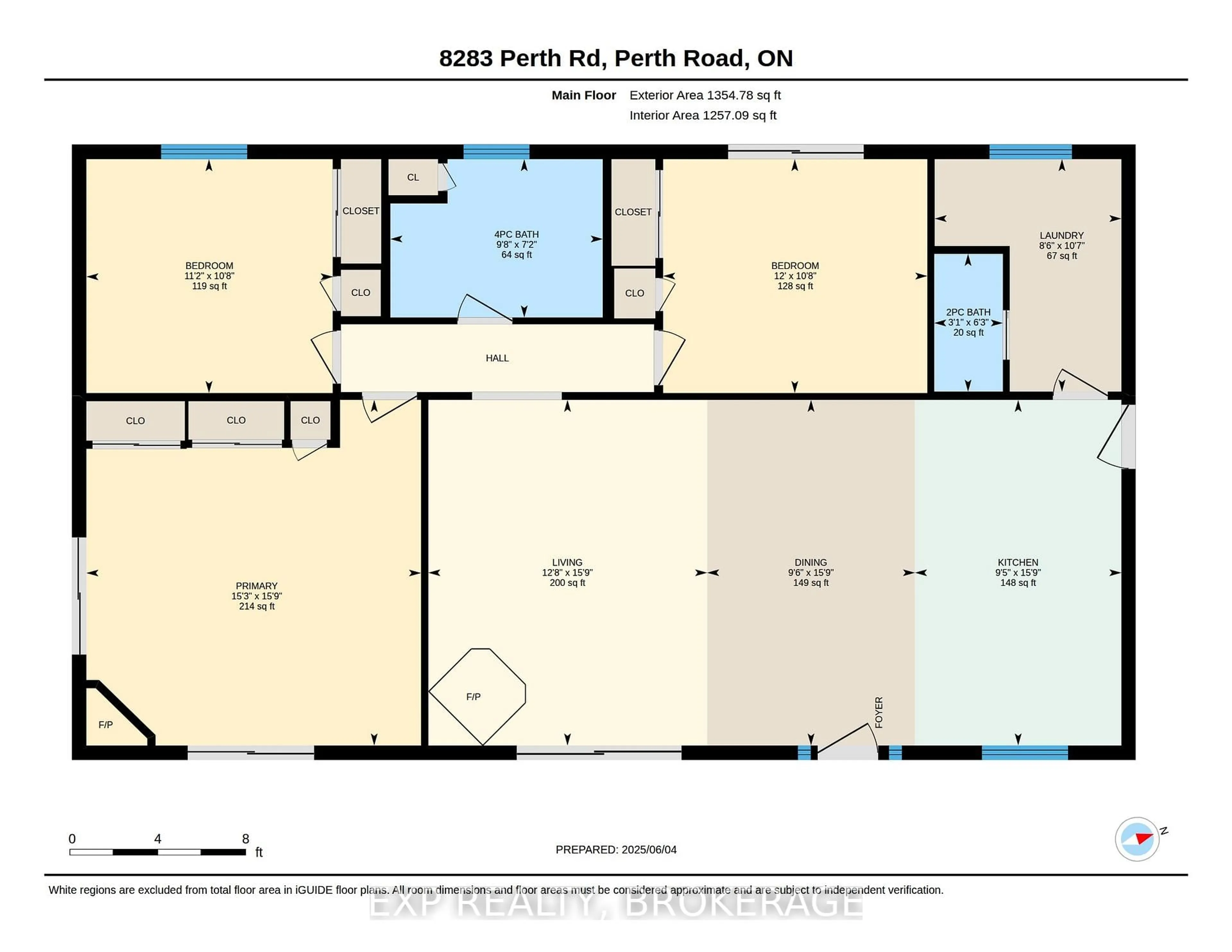 Floor plan for 8283 PERTH Rd, Perth Road Ontario K0H 2L0