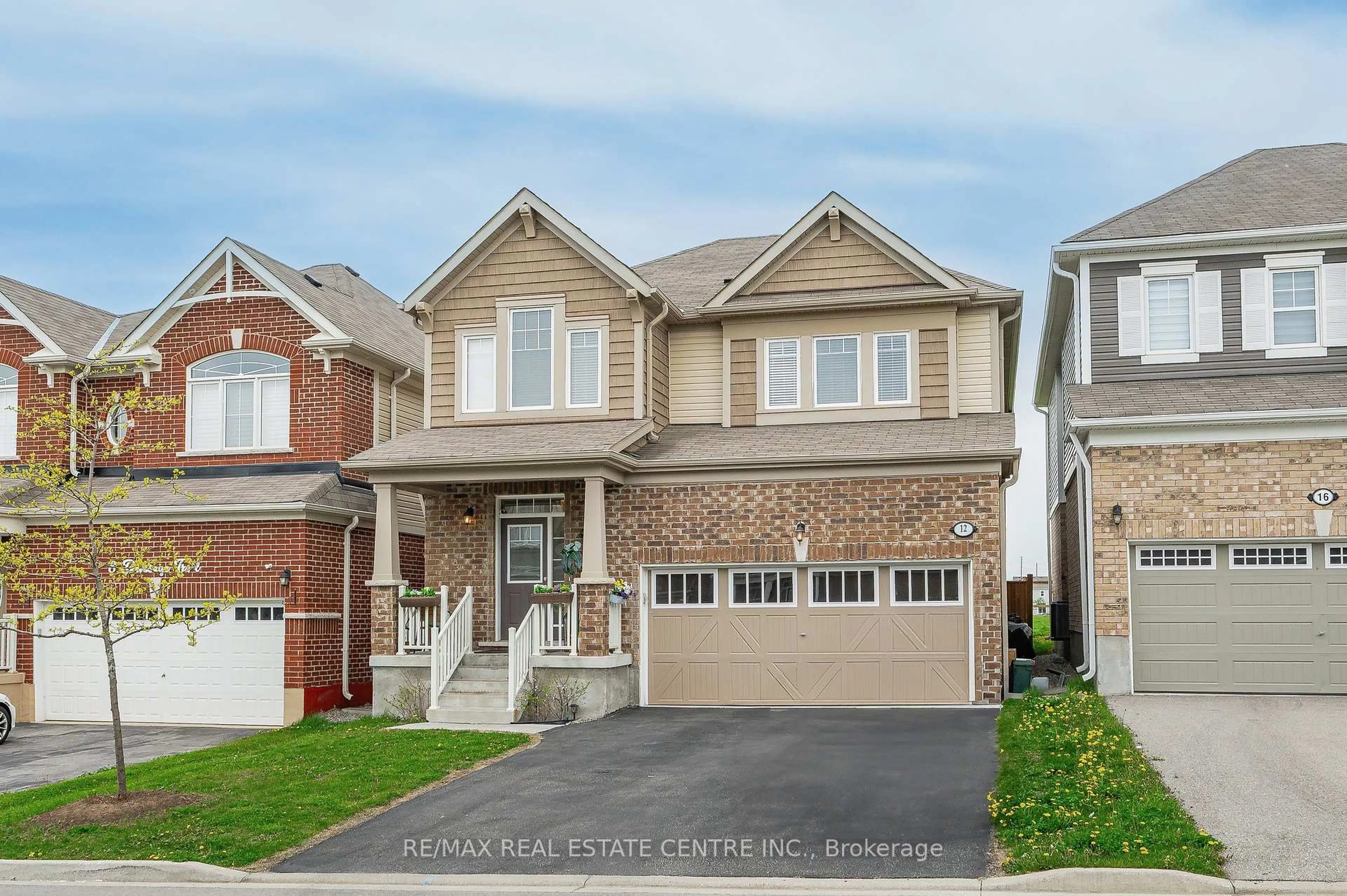 Home with brick exterior material, street for 12 Dressage Tr, Cambridge Ontario N3E 0C3