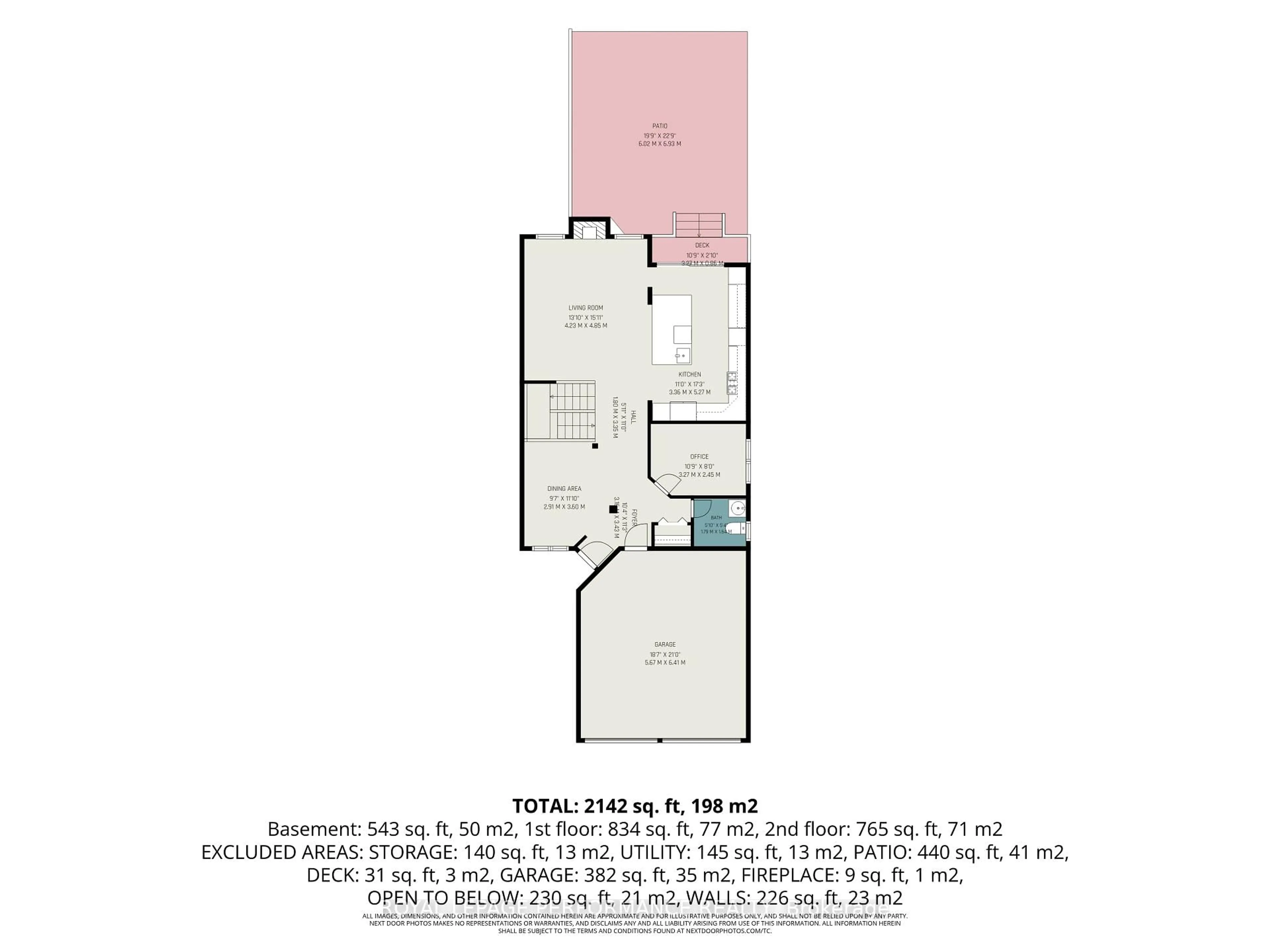 Floor plan for 179 Trail Side Circ, Orleans Ontario K4A 5B4
