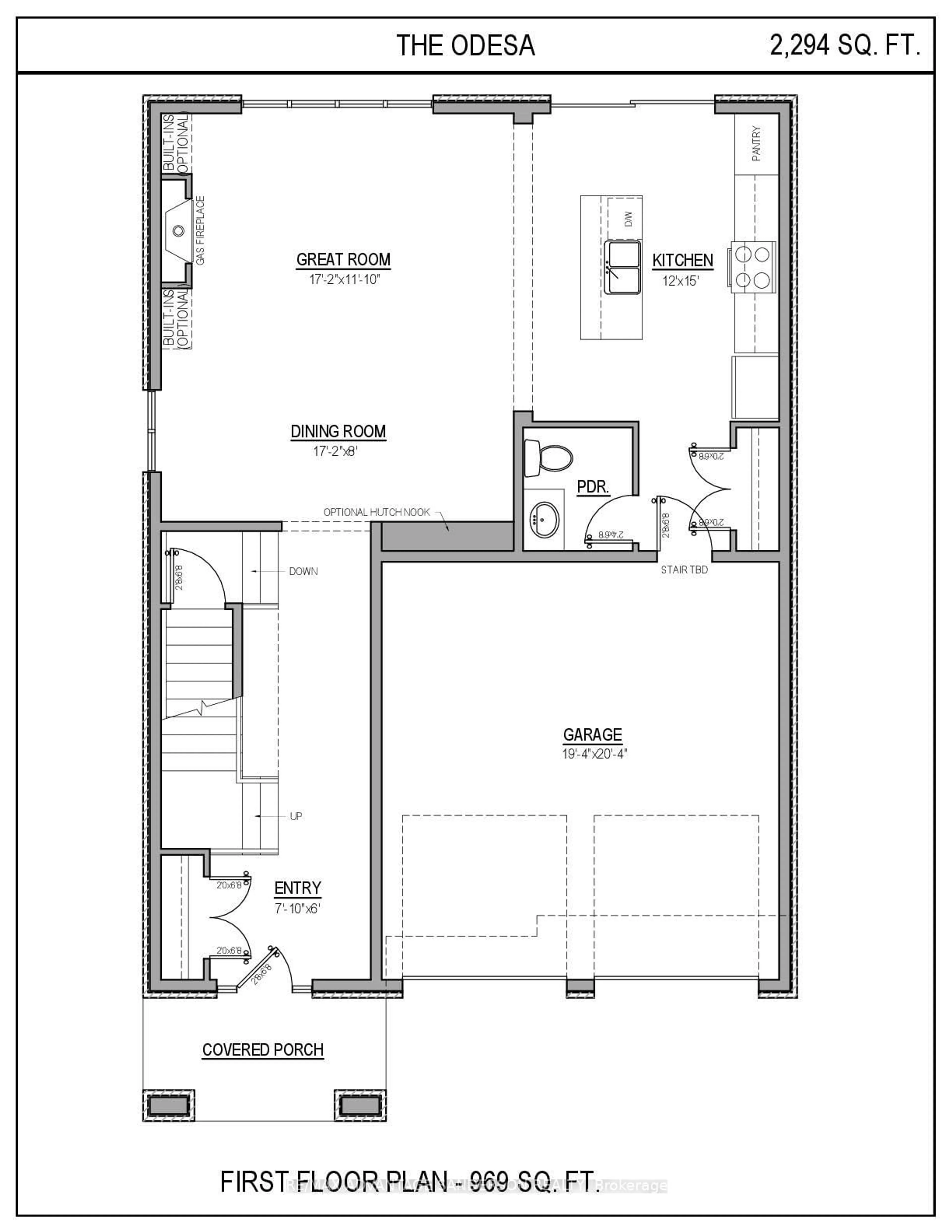 Floor plan for 117 Basil Cres, Middlesex Centre Ontario N0M 2A0