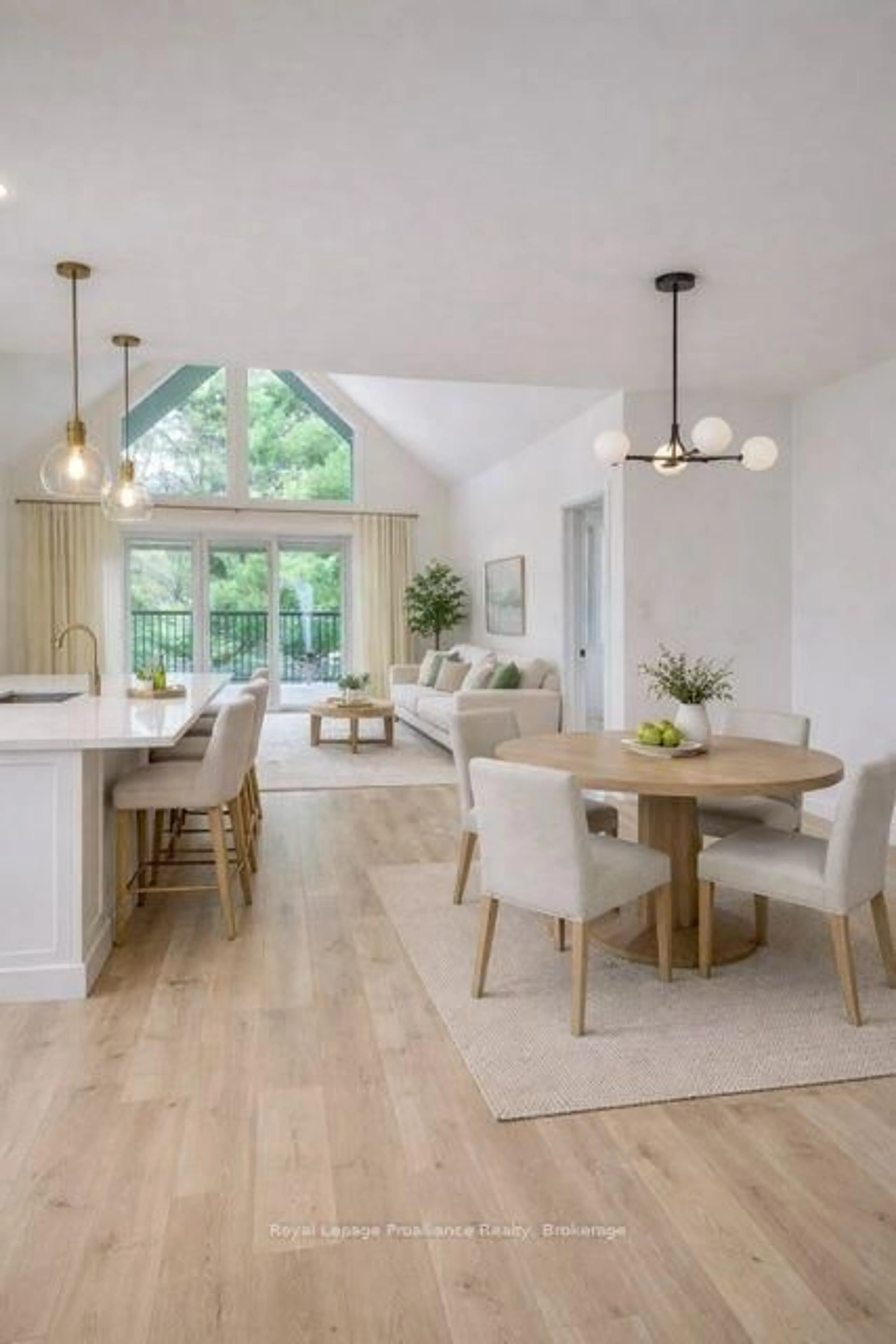 Open concept kitchen, wood/laminate floor for 30 MacKenzie John Cres, Brighton Ontario K0K 1H0