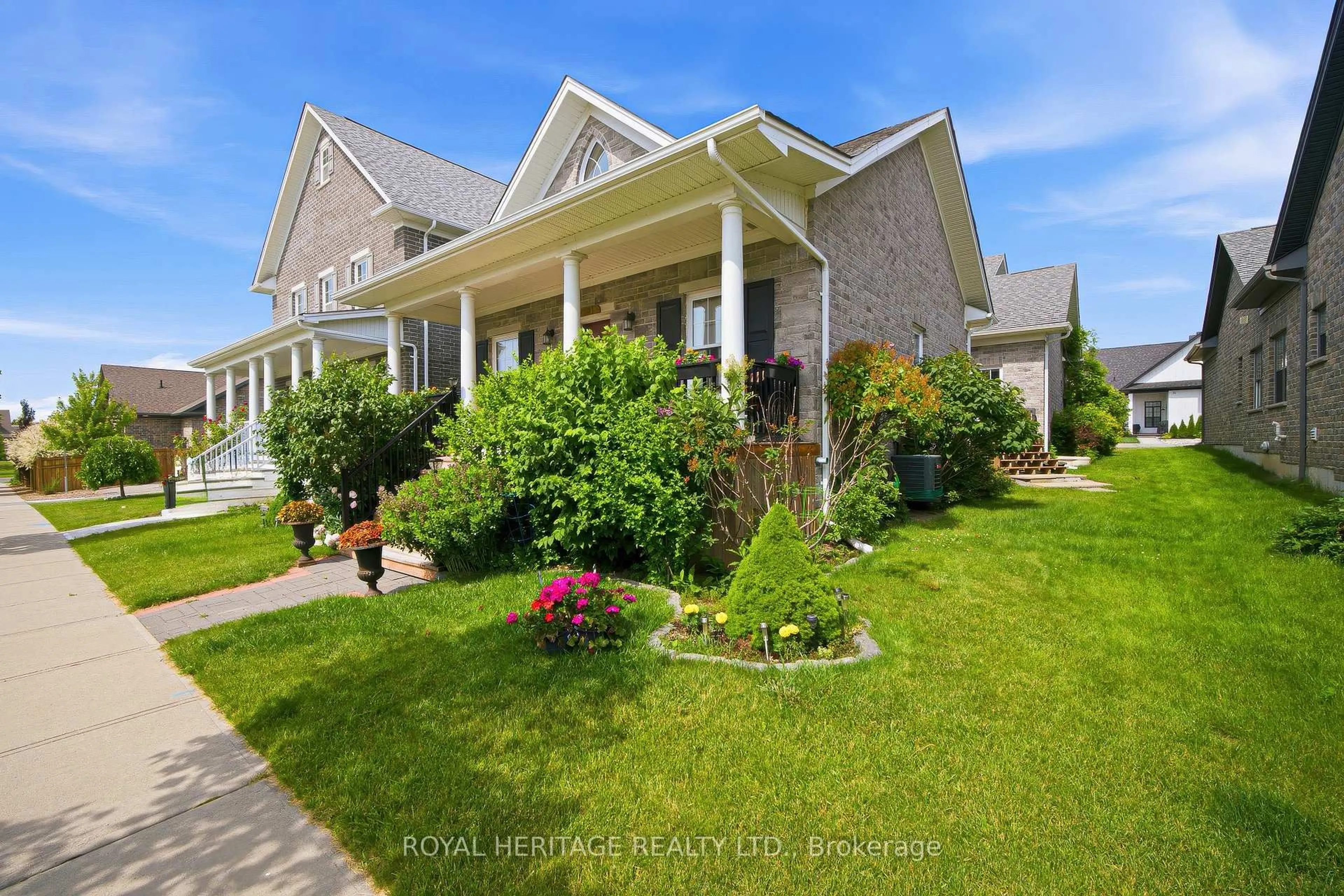 Home with vinyl exterior material, street for 734 Elmer Hutton St, Cobourg Ontario K9A 0K9