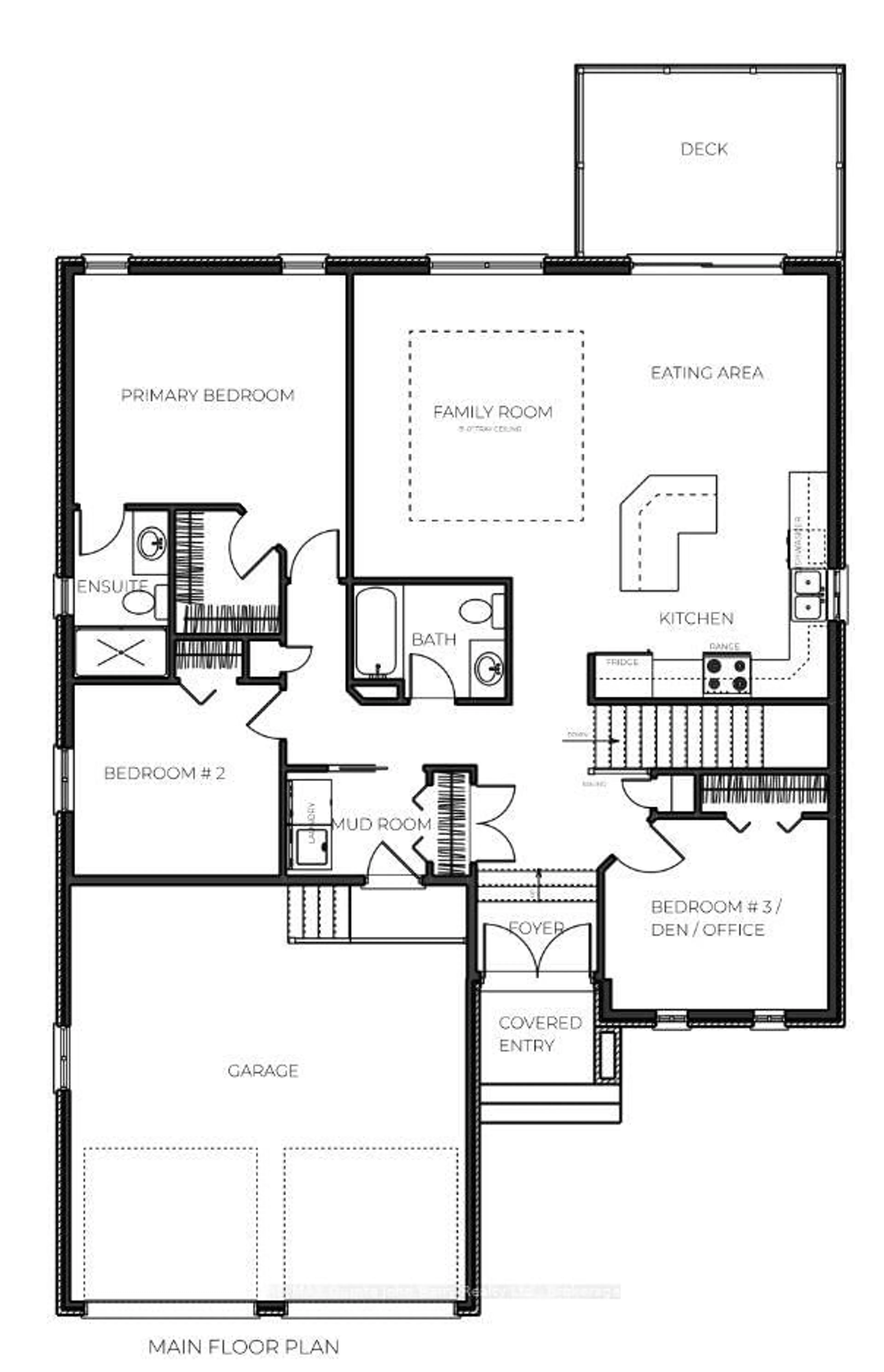 Floor plan for 30 Parkland Circ #Lot 15, Quinte West Ontario K8V 0R3