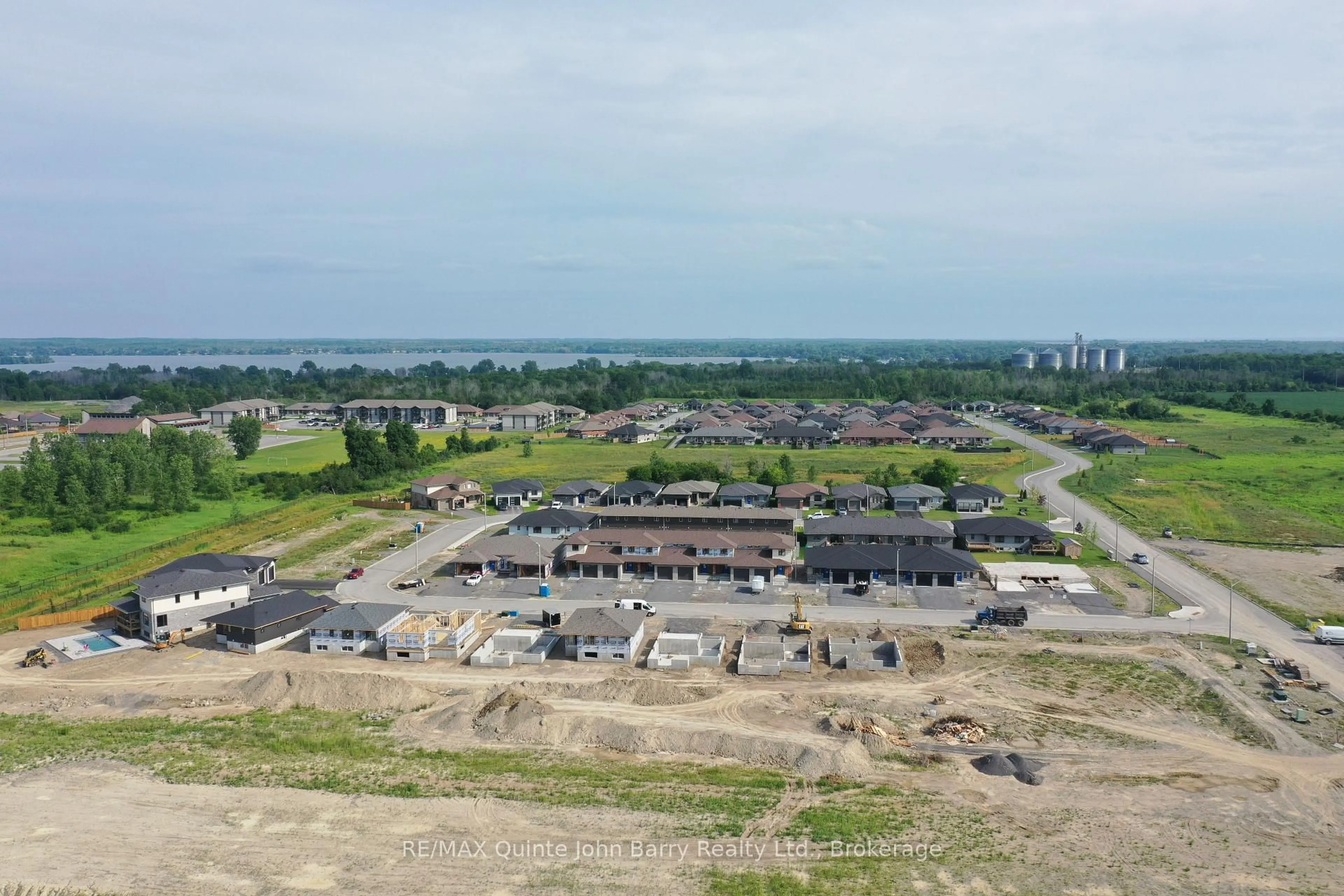 A pic from outside/outdoor area/front of a property/back of a property/a pic from drone, unknown for 48 Parkland Circ #Lot 24, Quinte West Ontario K8V 0R4