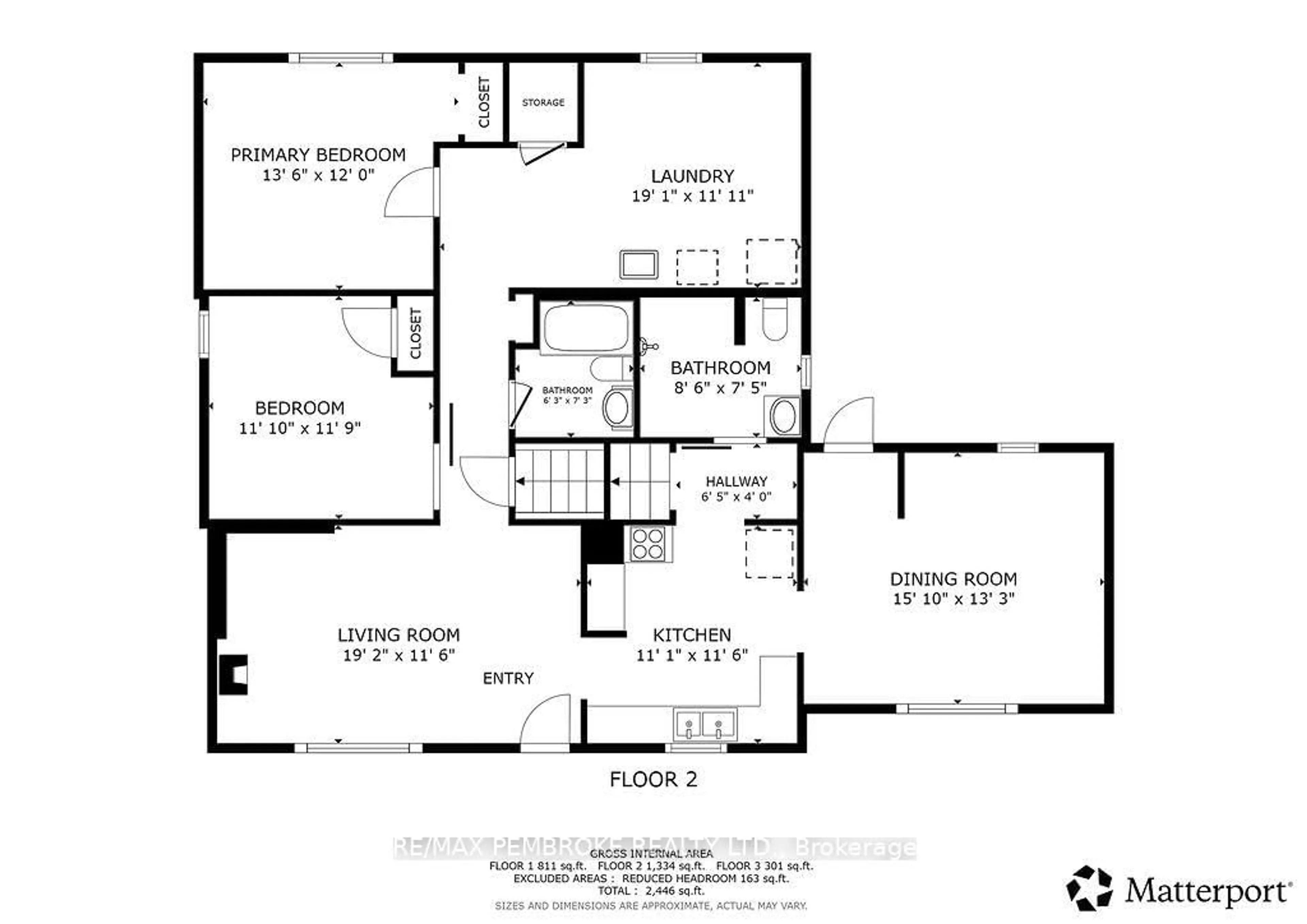 Floor plan for 32560 Highway Highway, Deep River Ontario K0J 1P0