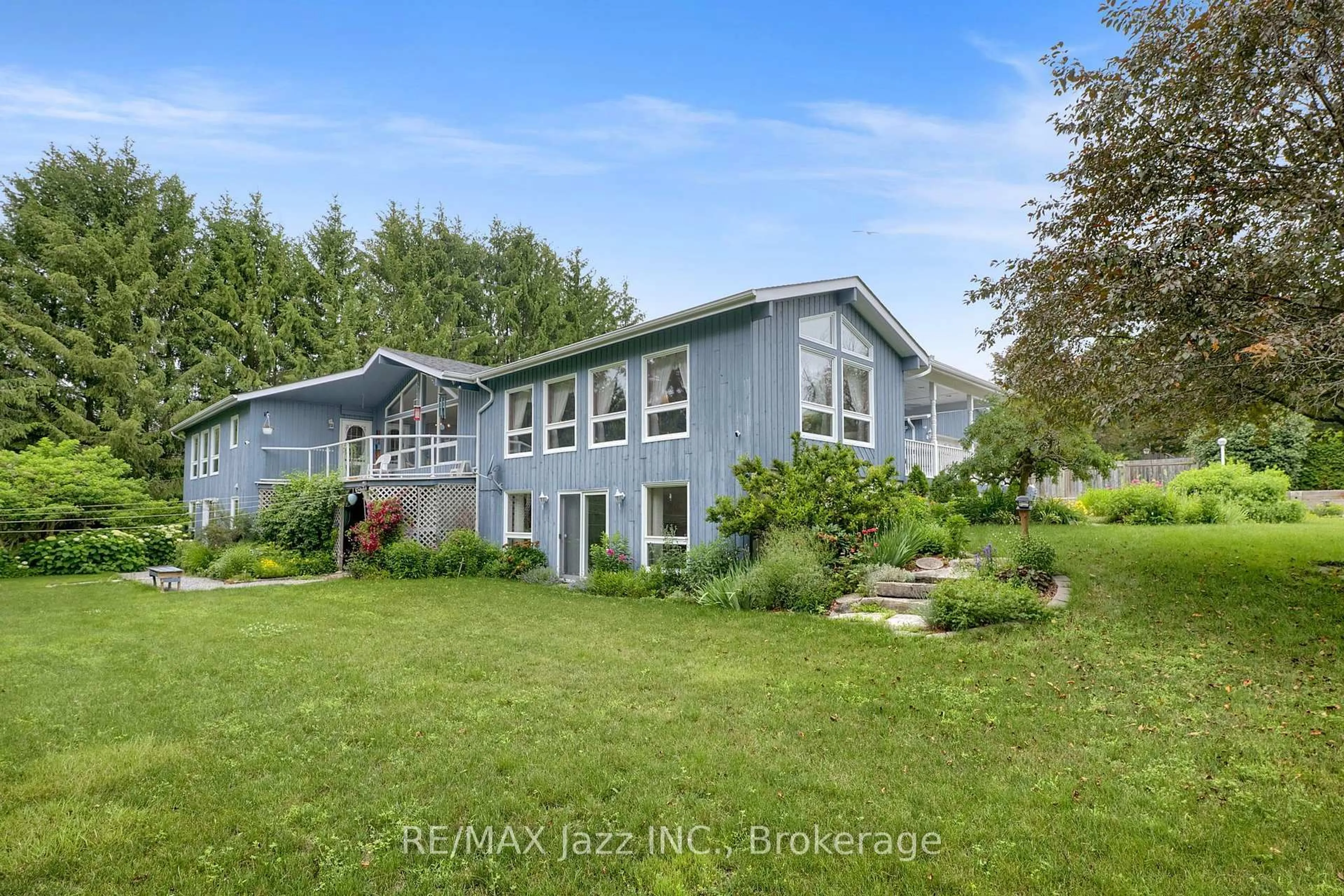 A pic from outside/outdoor area/front of a property/back of a property/a pic from drone, water/lake/river/ocean view for 9632 County 10 Rd, Port Hope Ontario L0A 1B0