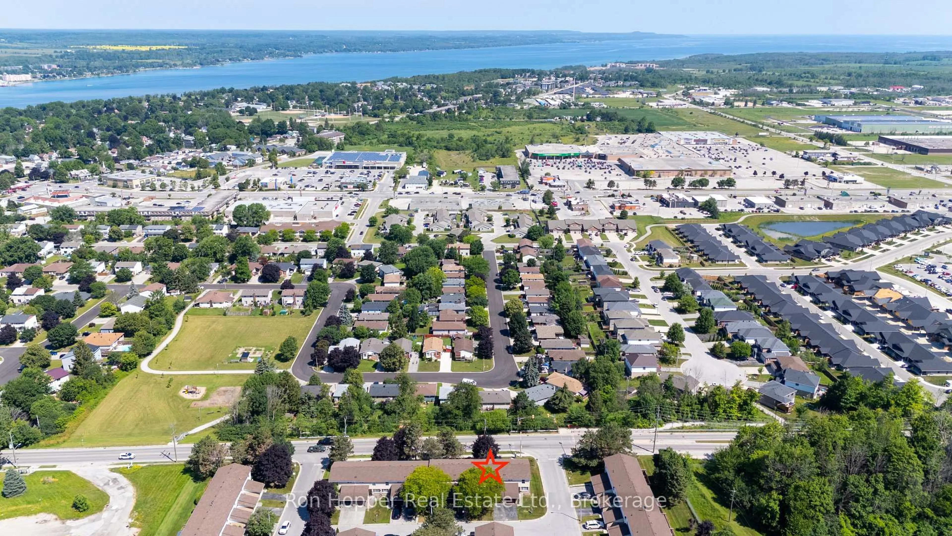 A pic from outside/outdoor area/front of a property/back of a property/a pic from drone, unknown for 59 Lila Rd #59, Owen Sound Ontario N4K 6C2