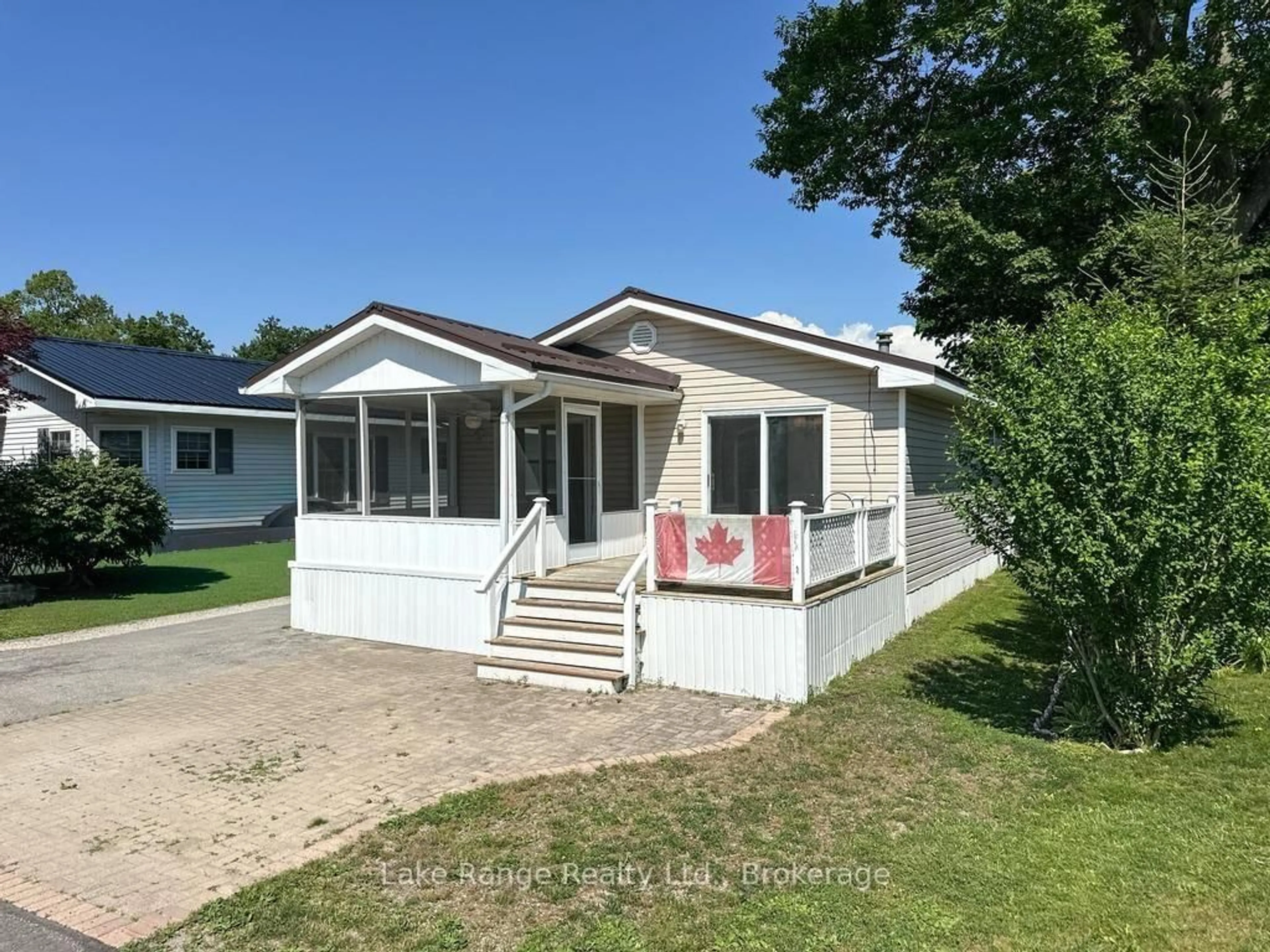Home with vinyl exterior material, street for 8 Cherokee Lane, Ashfield-Colborne-Wawanosh Ontario N7A 3Y2