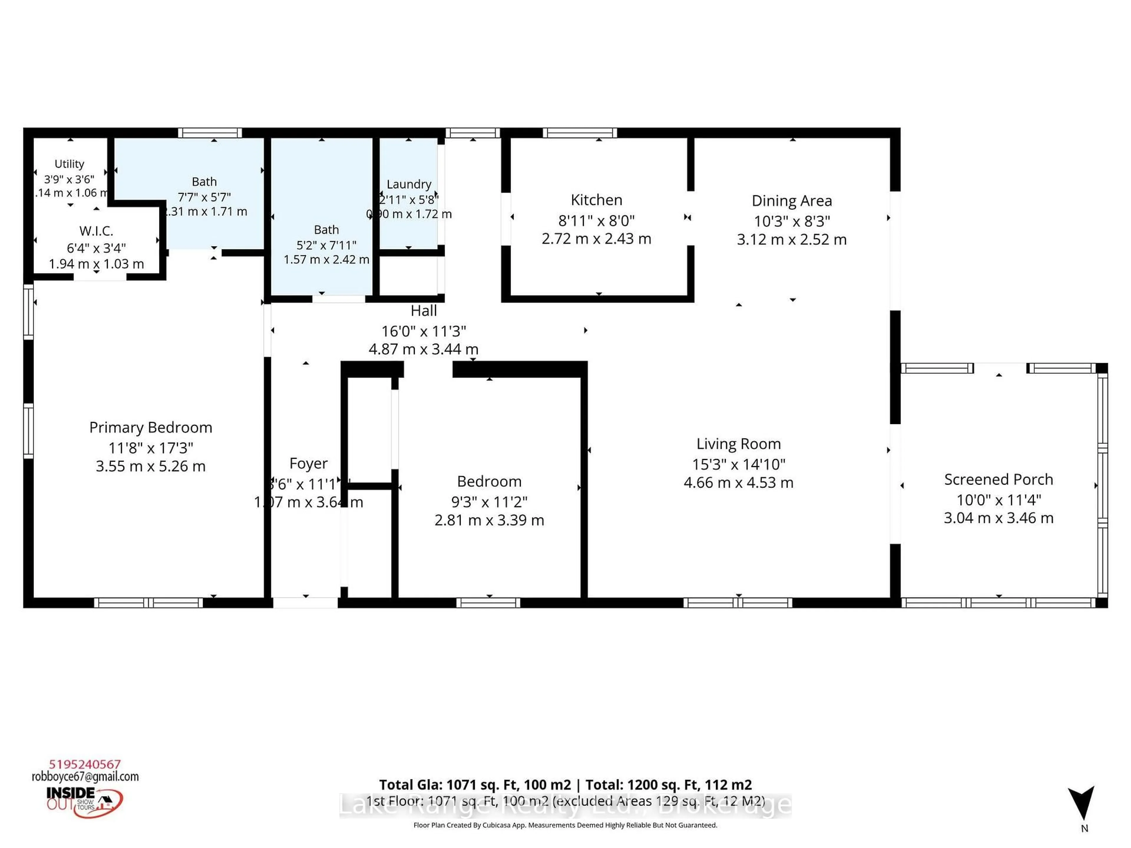 Floor plan for 8 Cherokee Lane, Ashfield-Colborne-Wawanosh Ontario N7A 3Y2